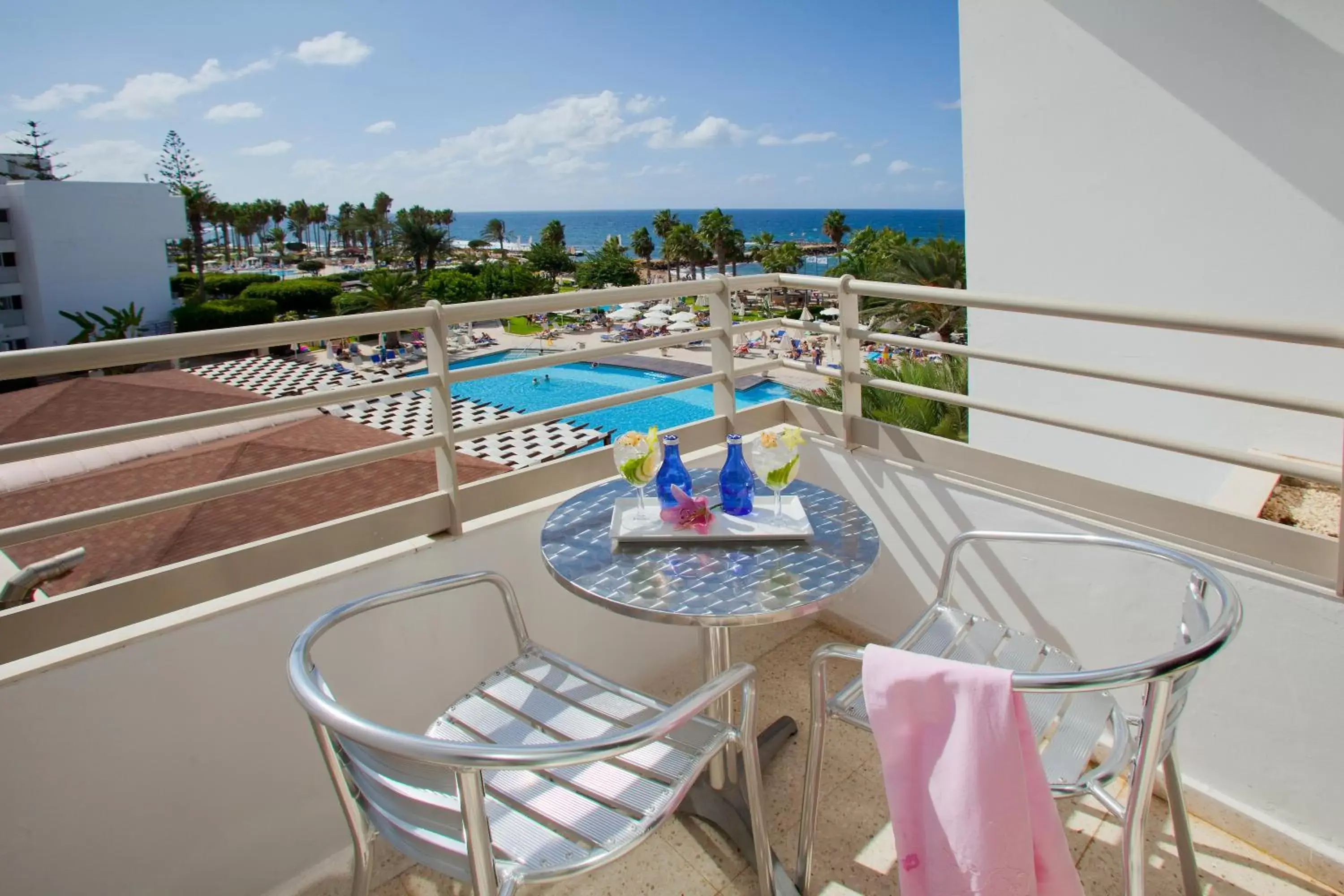 Balcony/Terrace, Pool View in Louis Ledra Beach