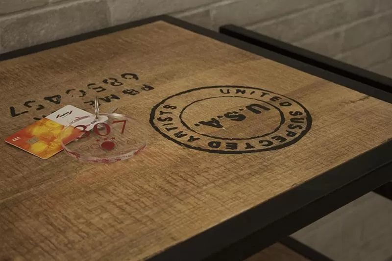 Decorative detail in Hotel Agorà