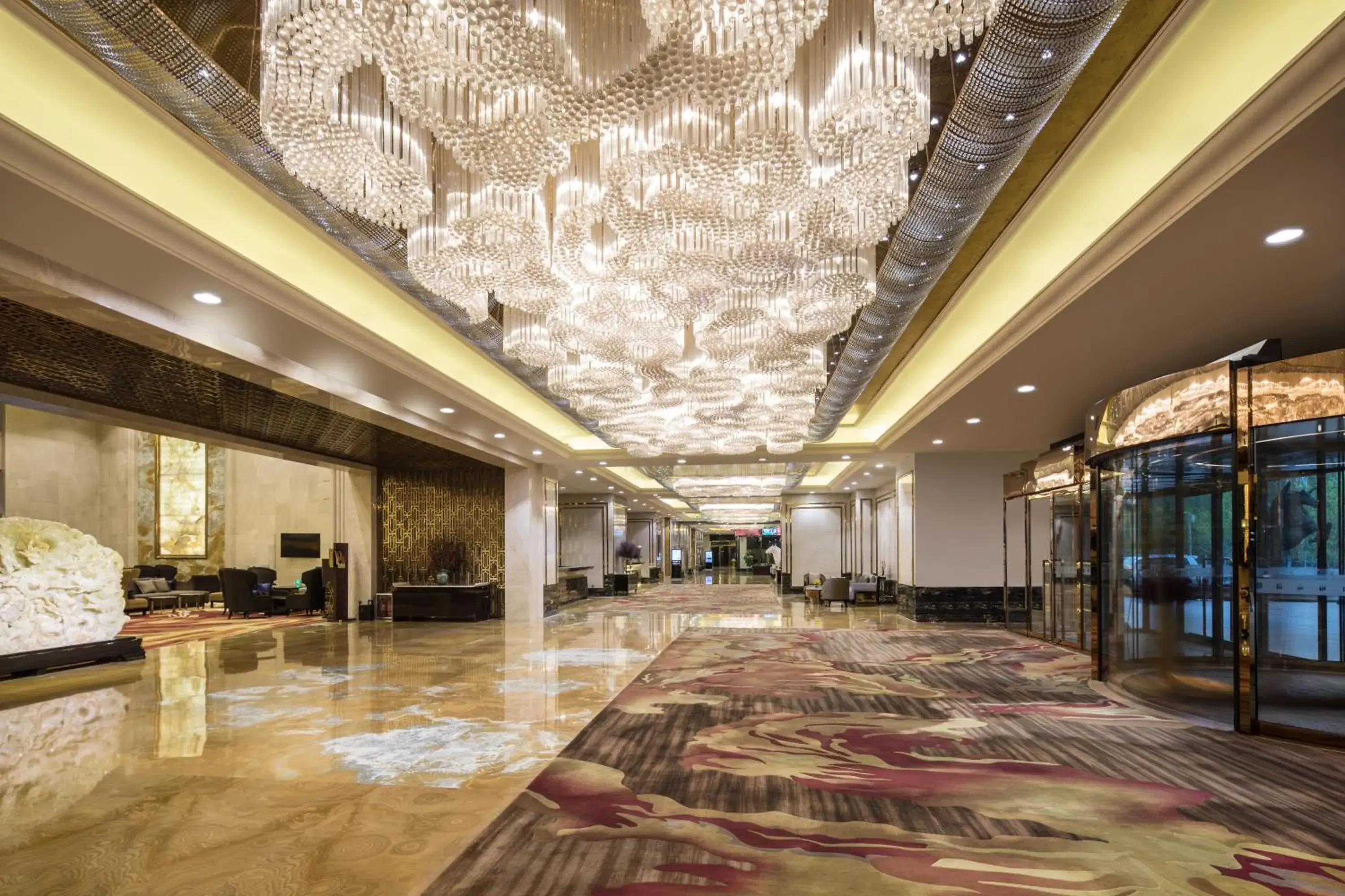 Seating area, Lobby/Reception in Jin Jiang International Hotel Urumqi