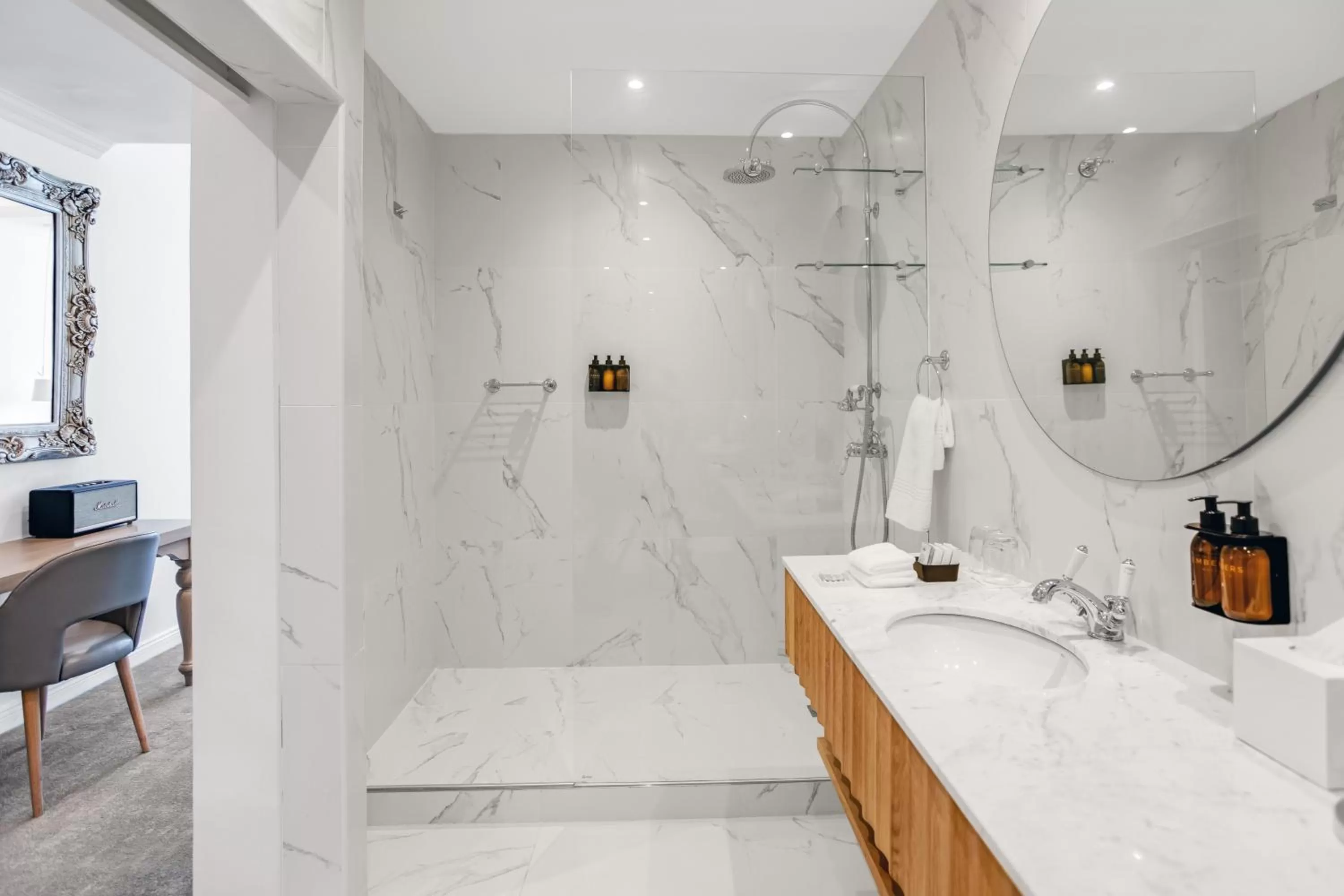 Shower in The Marly Boutique Hotel