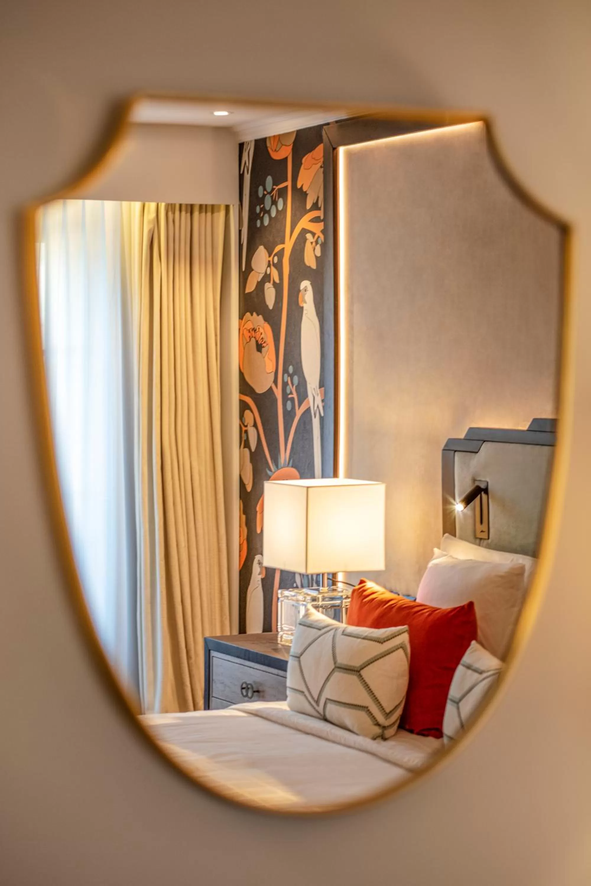 Decorative detail, Bed in Hotel Bristol