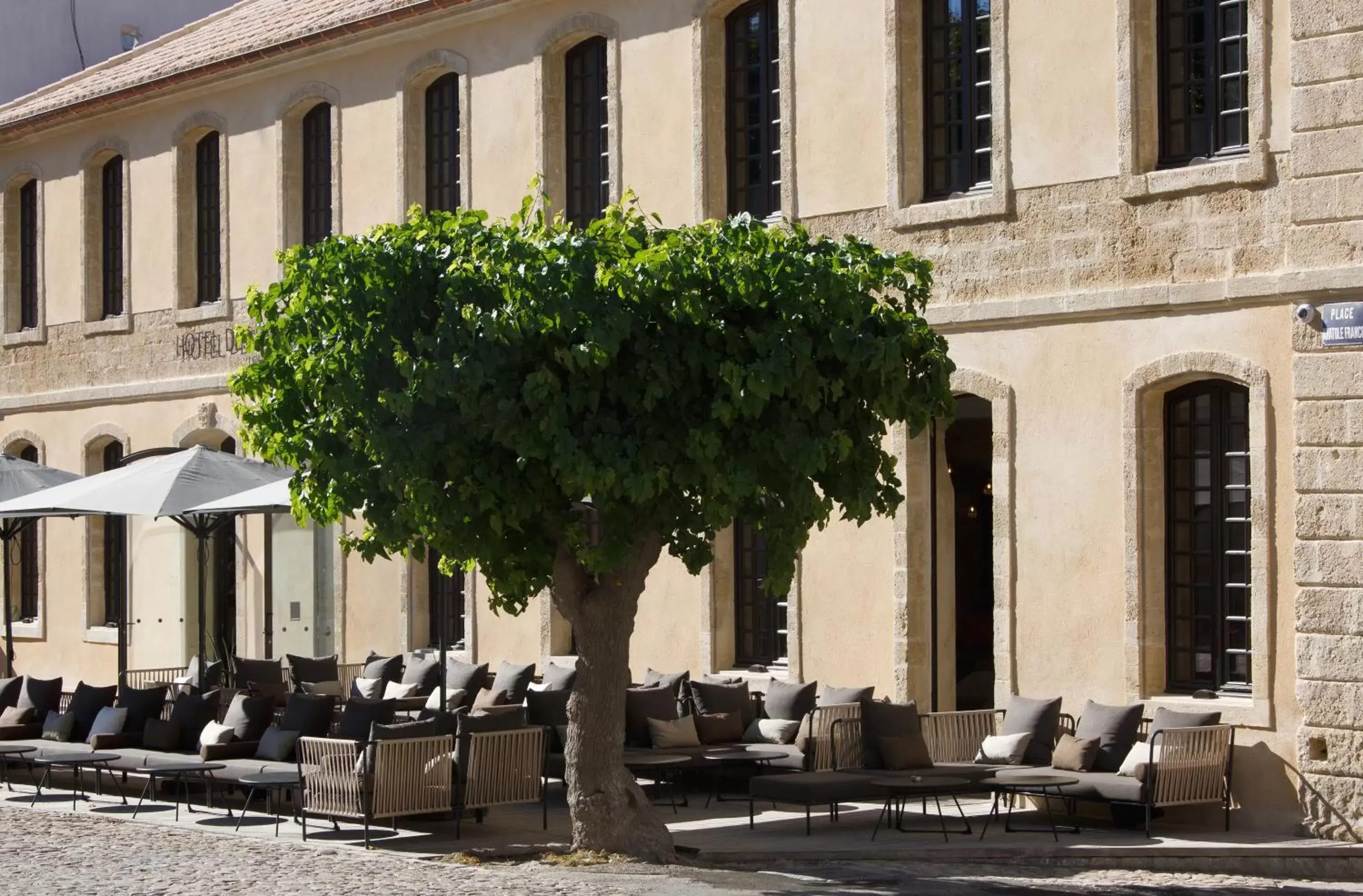 Patio, Restaurant/Places to Eat in Boutique Hôtel des Remparts & Spa