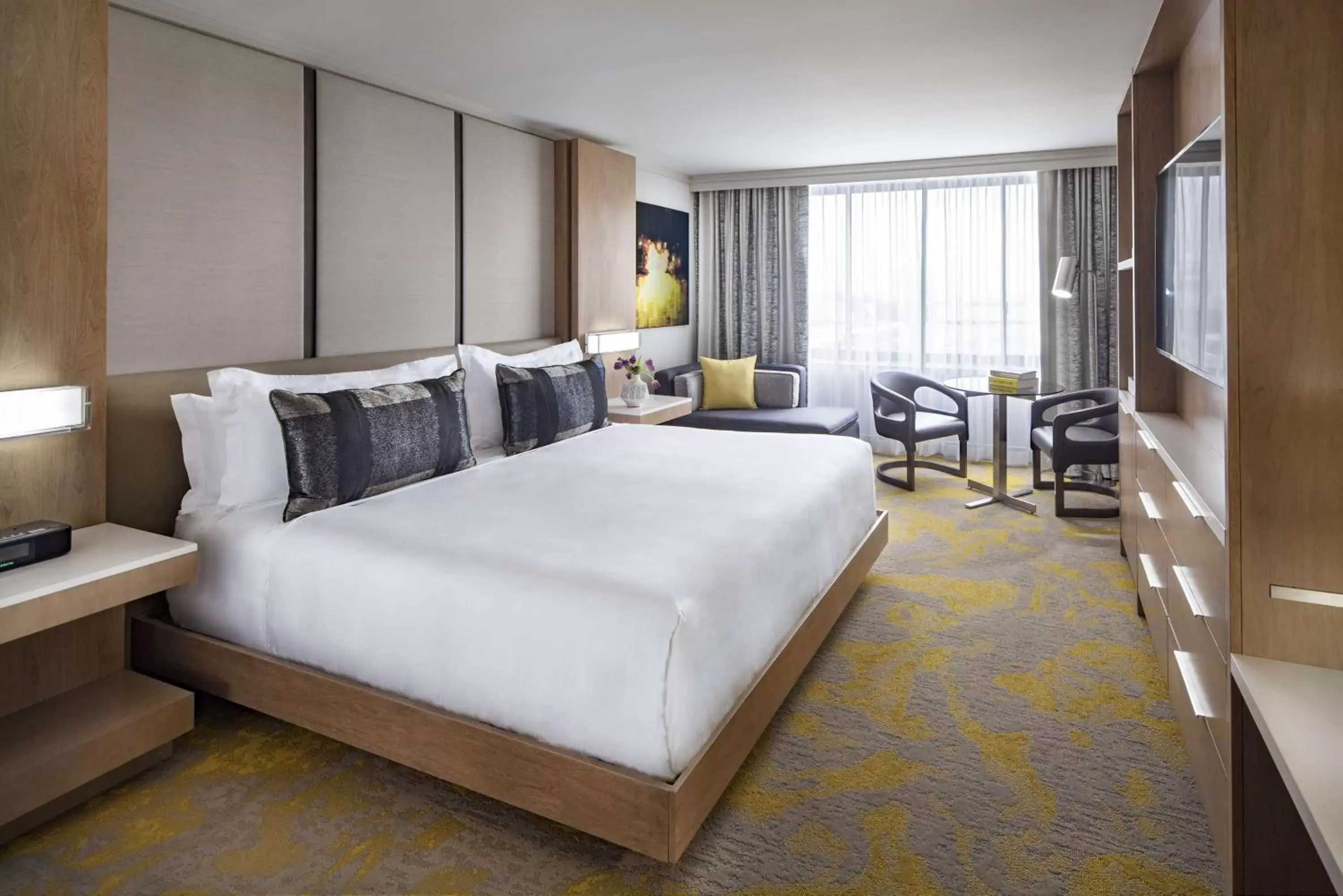 Bed in Hilton Washington DC Capitol Hill Bed in Hilton Washington DC Capitol Hill