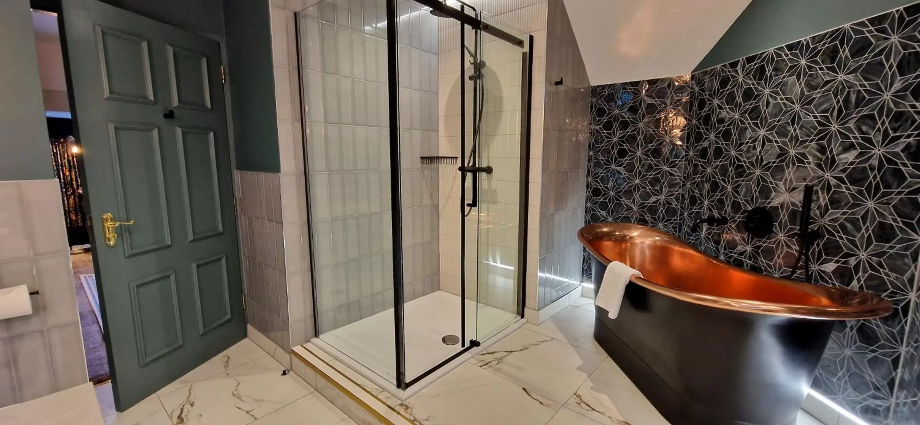 Shower, Bathroom in Alderley Edge Hotel