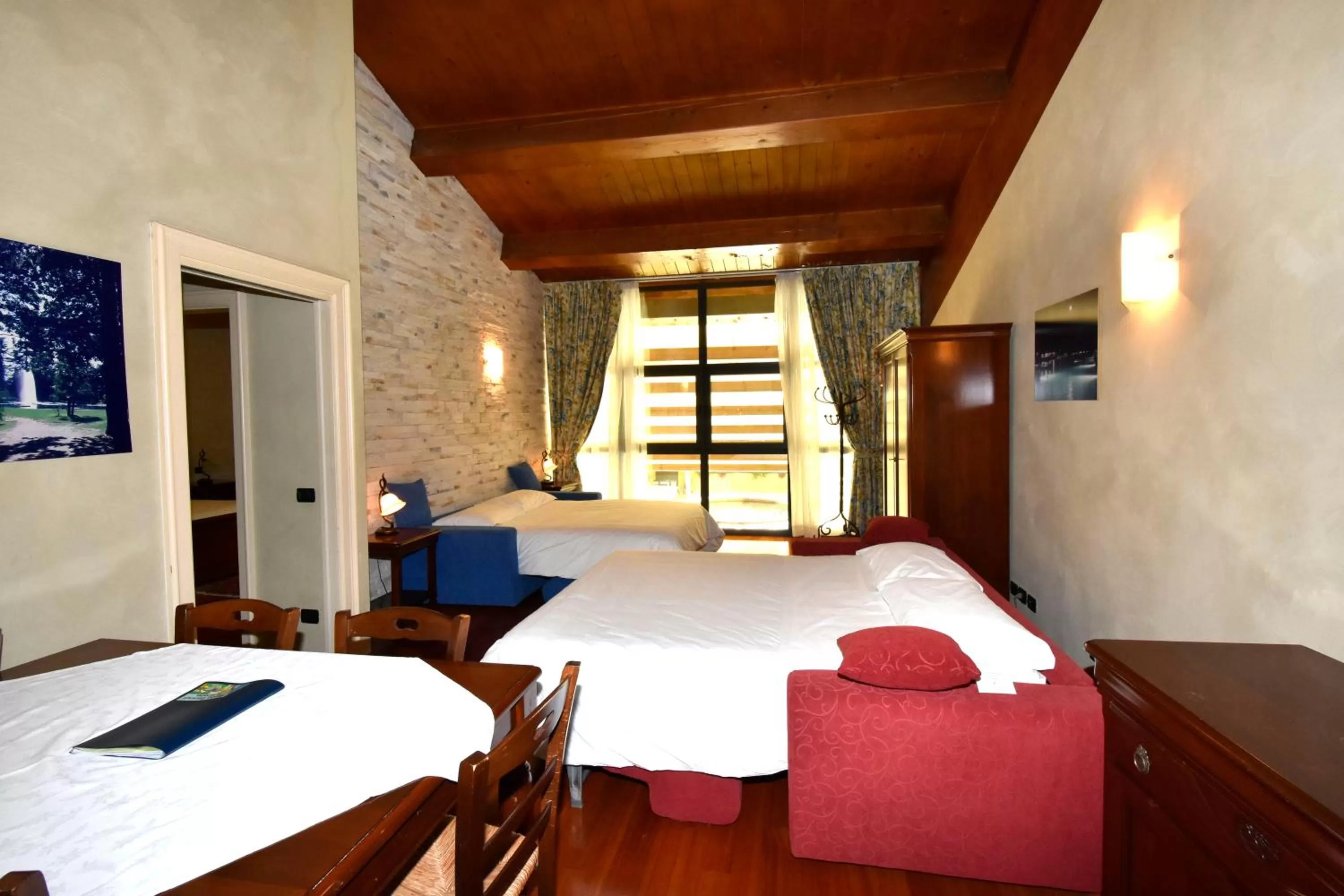 Living room, Bed in Parco Termale di Villa Dei Cedri