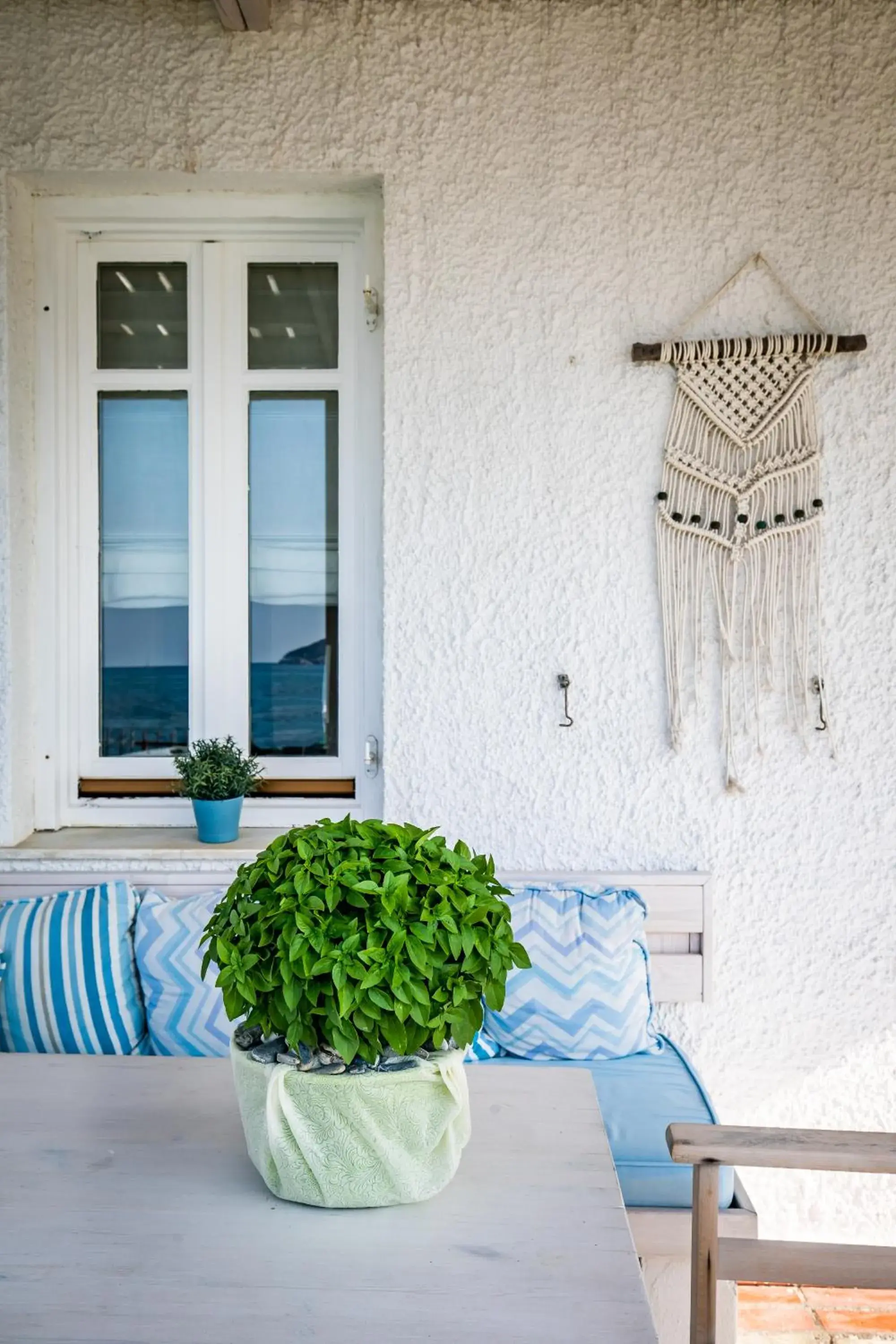 Balcony/Terrace in Skopelos Village Hotel