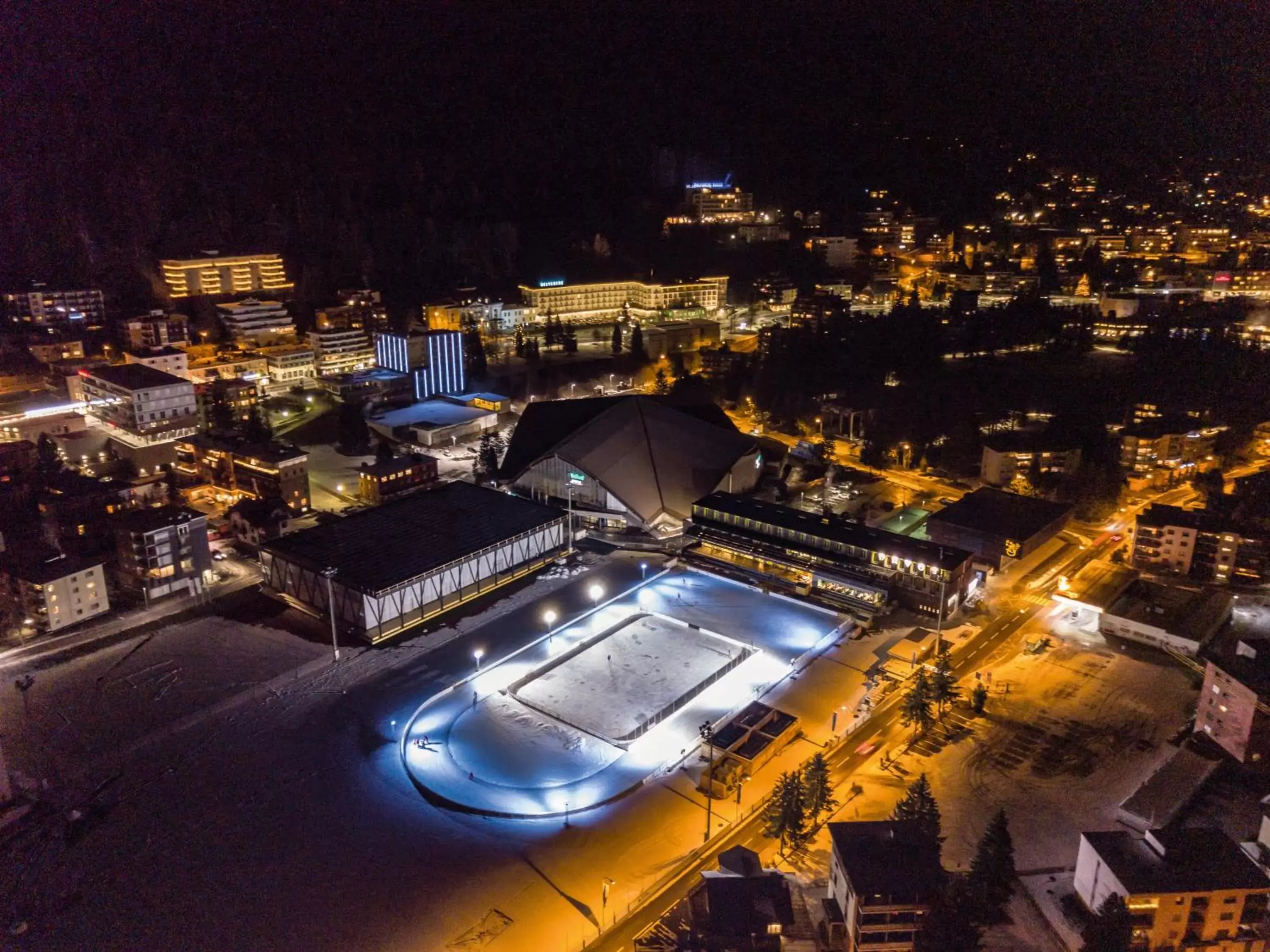 Bird's eye view, Bird's-eye View in Hotel Flüela Davos, in The Unbound Collection by Hyatt