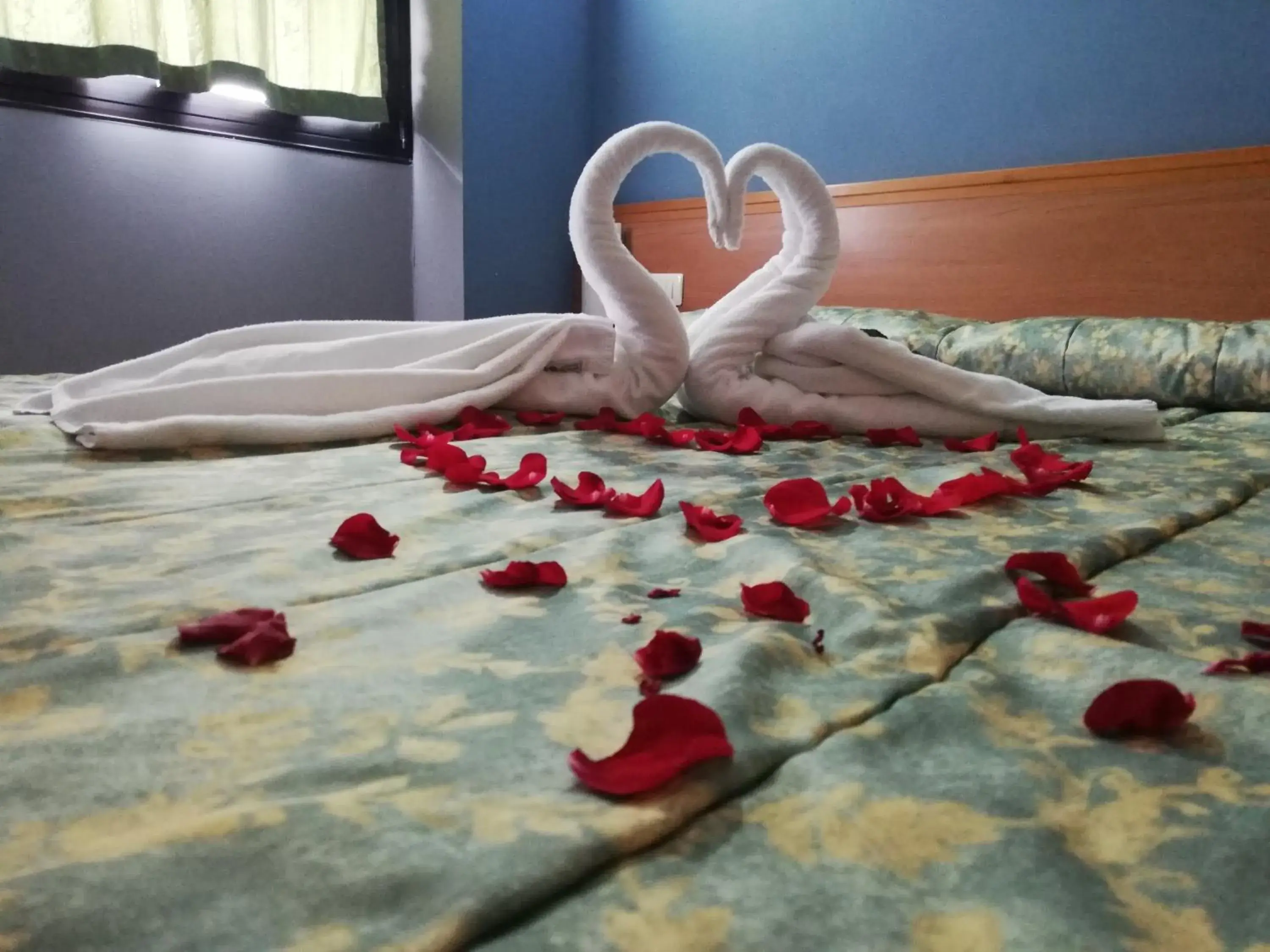 Decorative detail, Bed in Hotel Garda