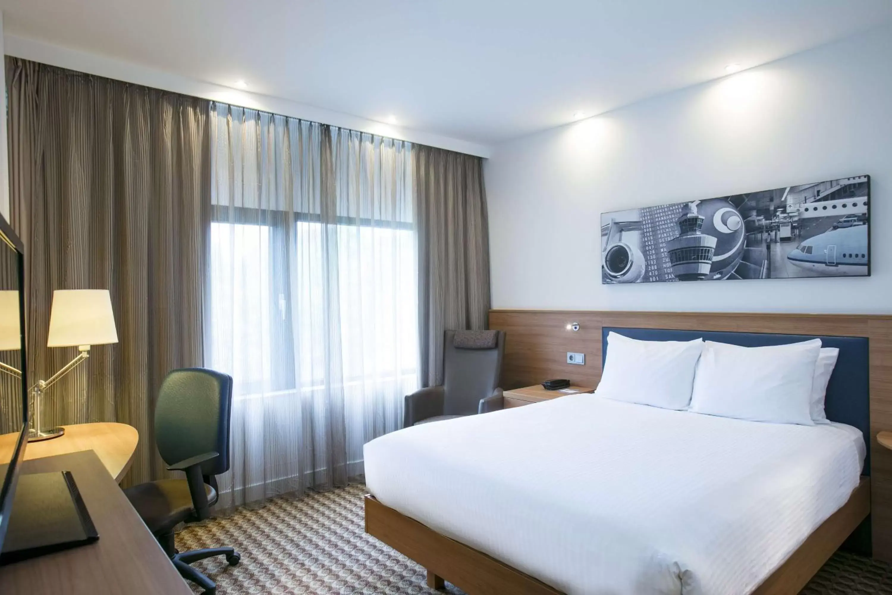 Bed in Hampton by Hilton Amsterdam Airport Schiphol