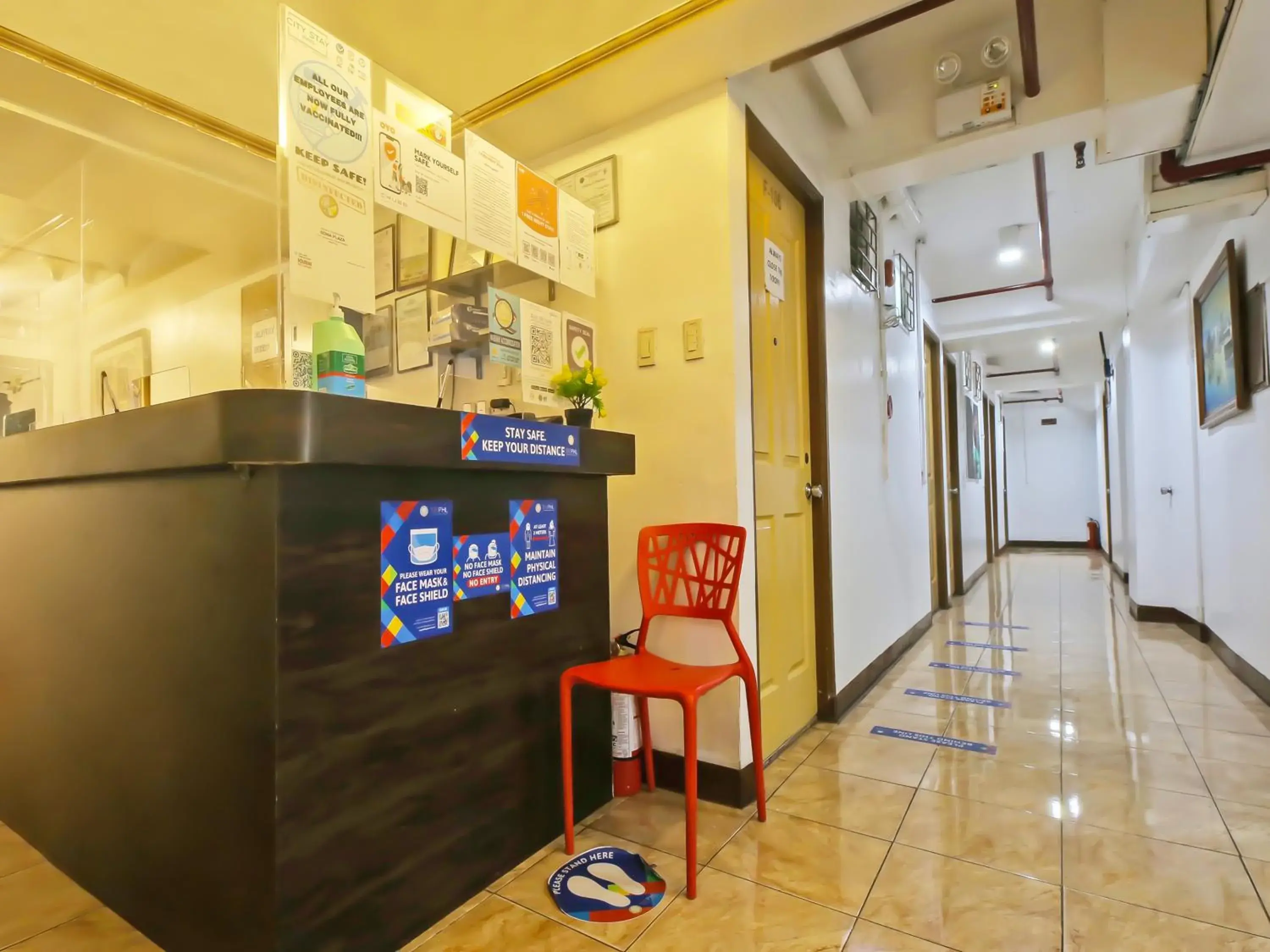 Lobby or reception in OYO 882 City Stay Inns Makati City Hall