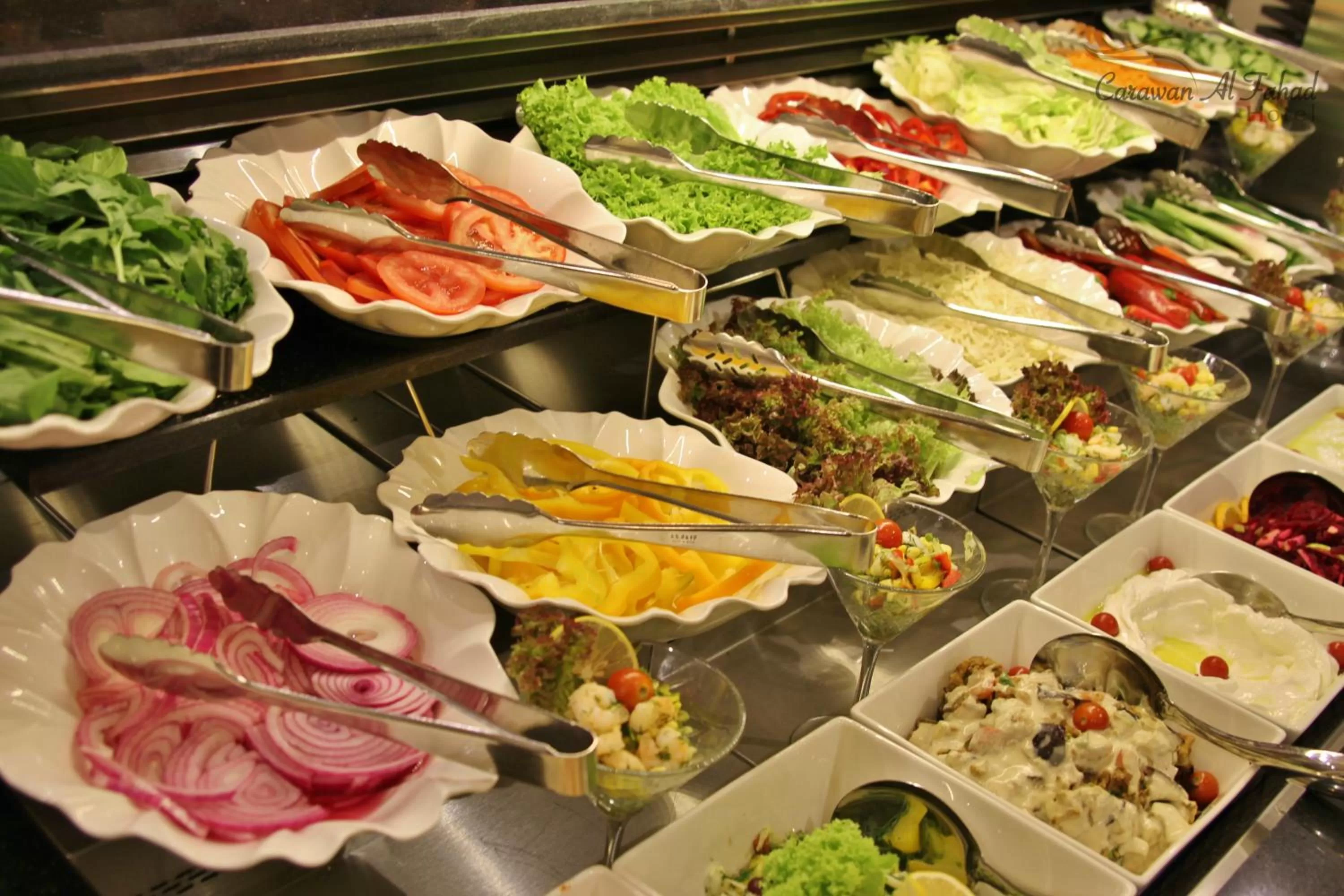 Food close-up in Carawan Al Fahad Hotel