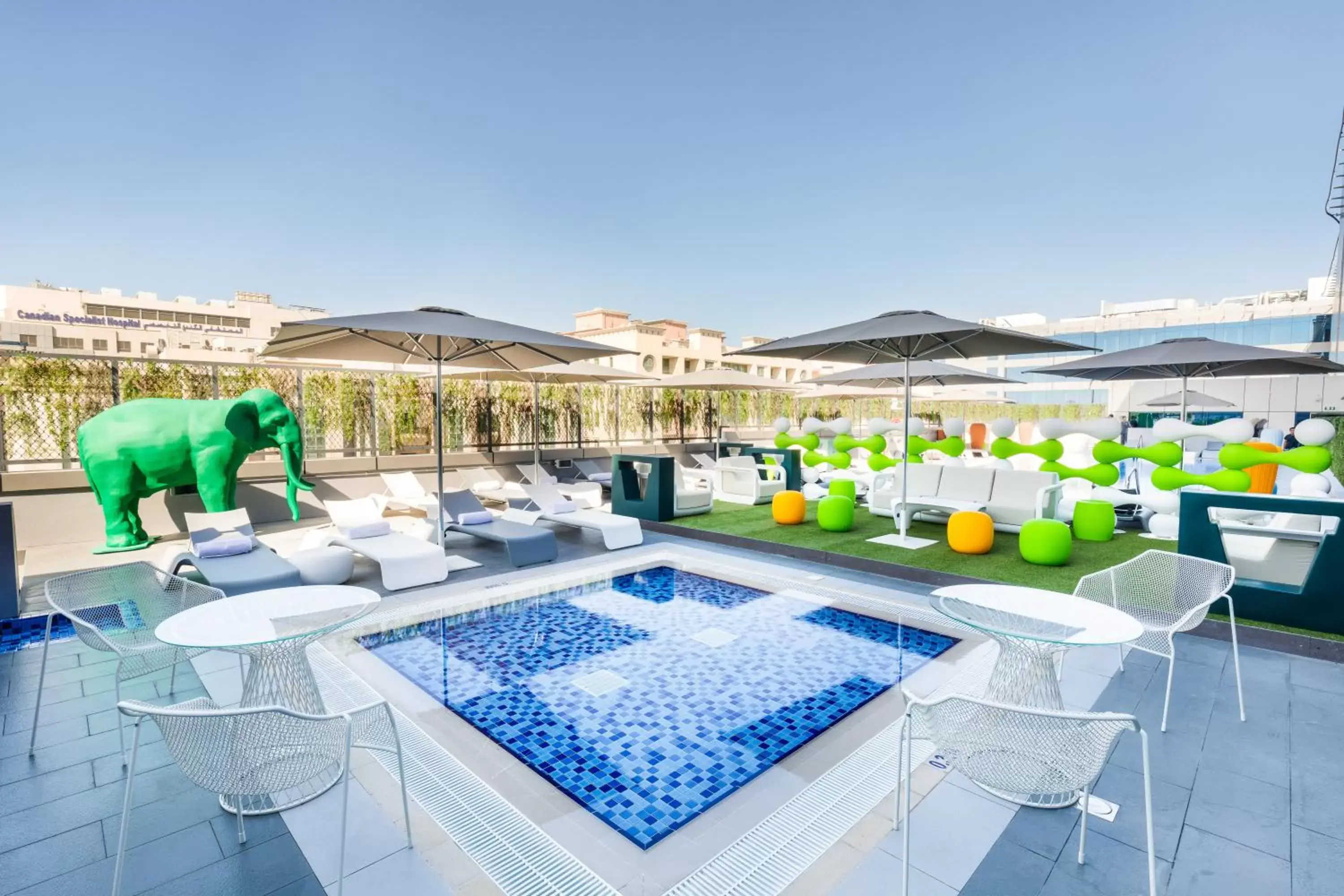 Swimming Pool in Studio M Arabian Plaza Hotel & Hotel Apartments