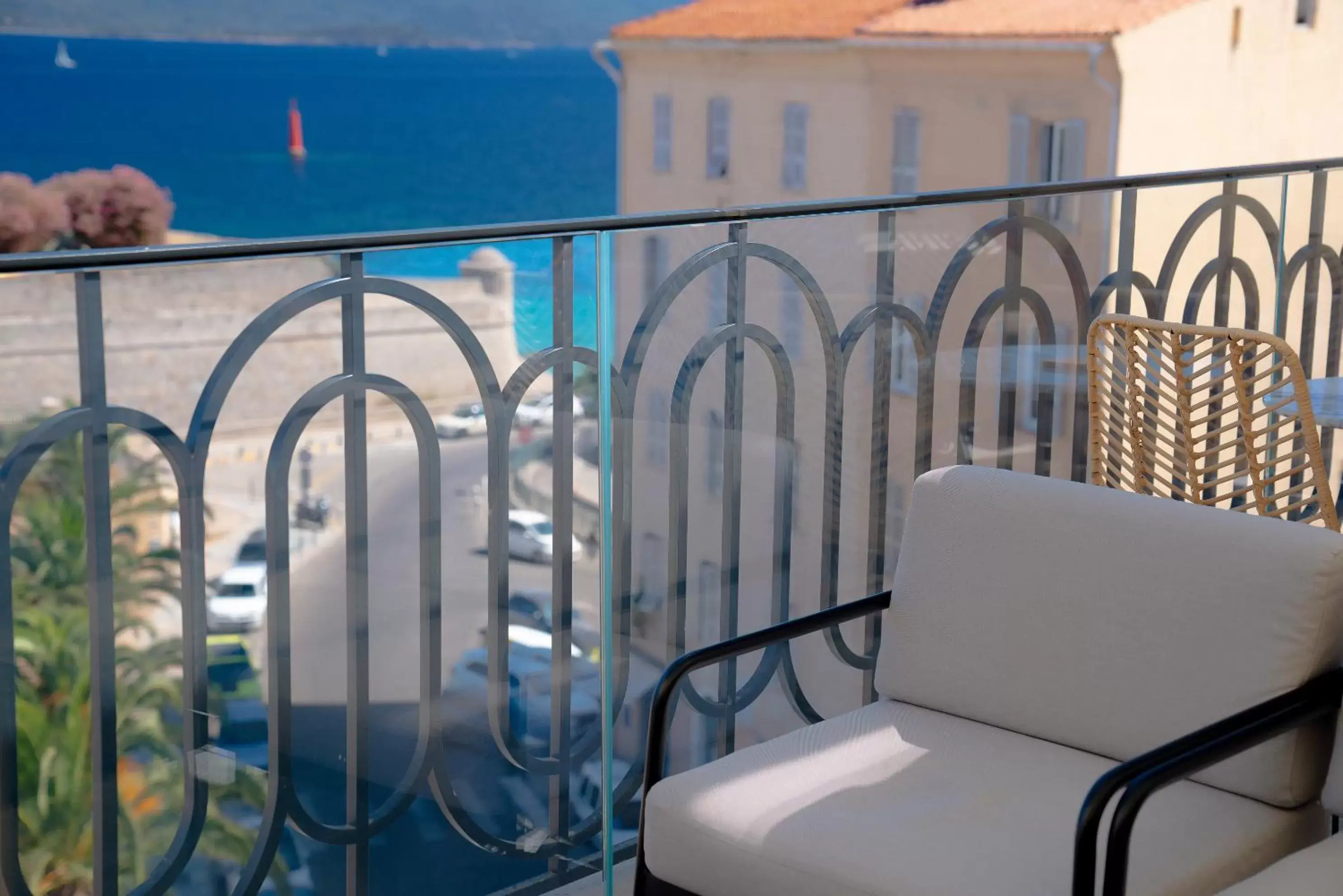 Balcony/Terrace in Hotel San Carlu Citadelle Ajaccio