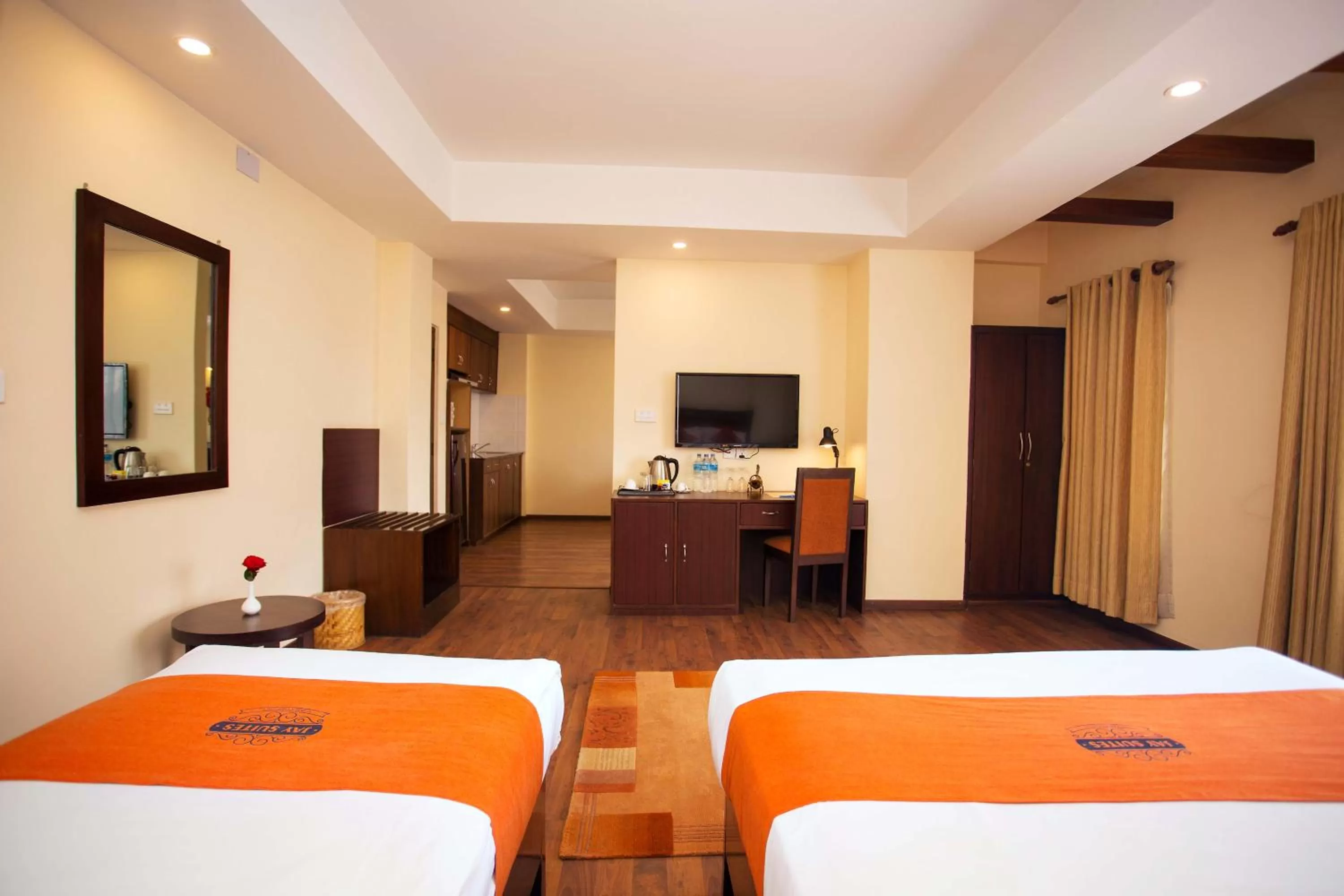 Photo of the whole room, Bed in Hotel Jay Suites