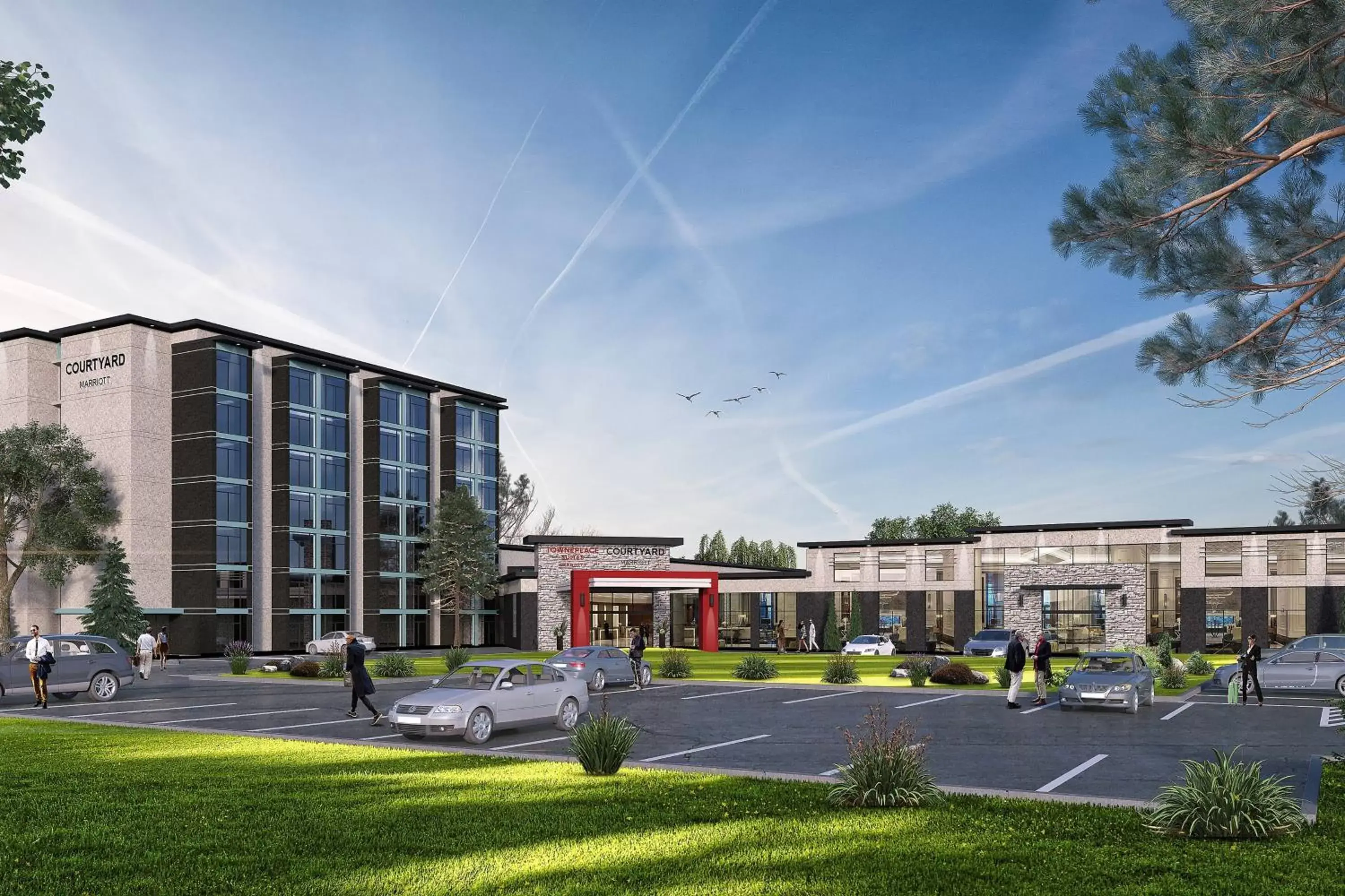 Property Building in Courtyard by Marriott Oshawa