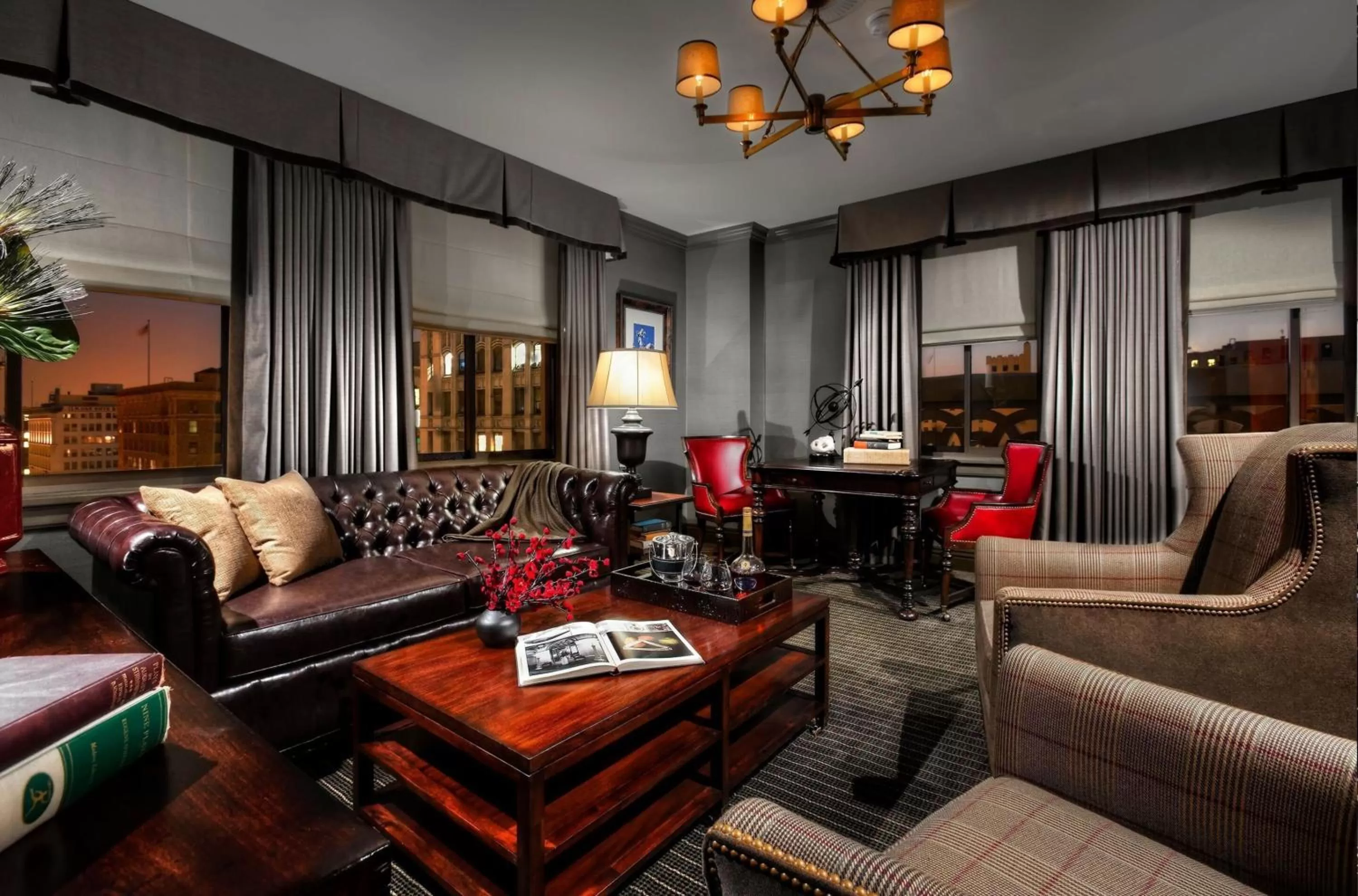 Living room in Los Angeles Athletic Club