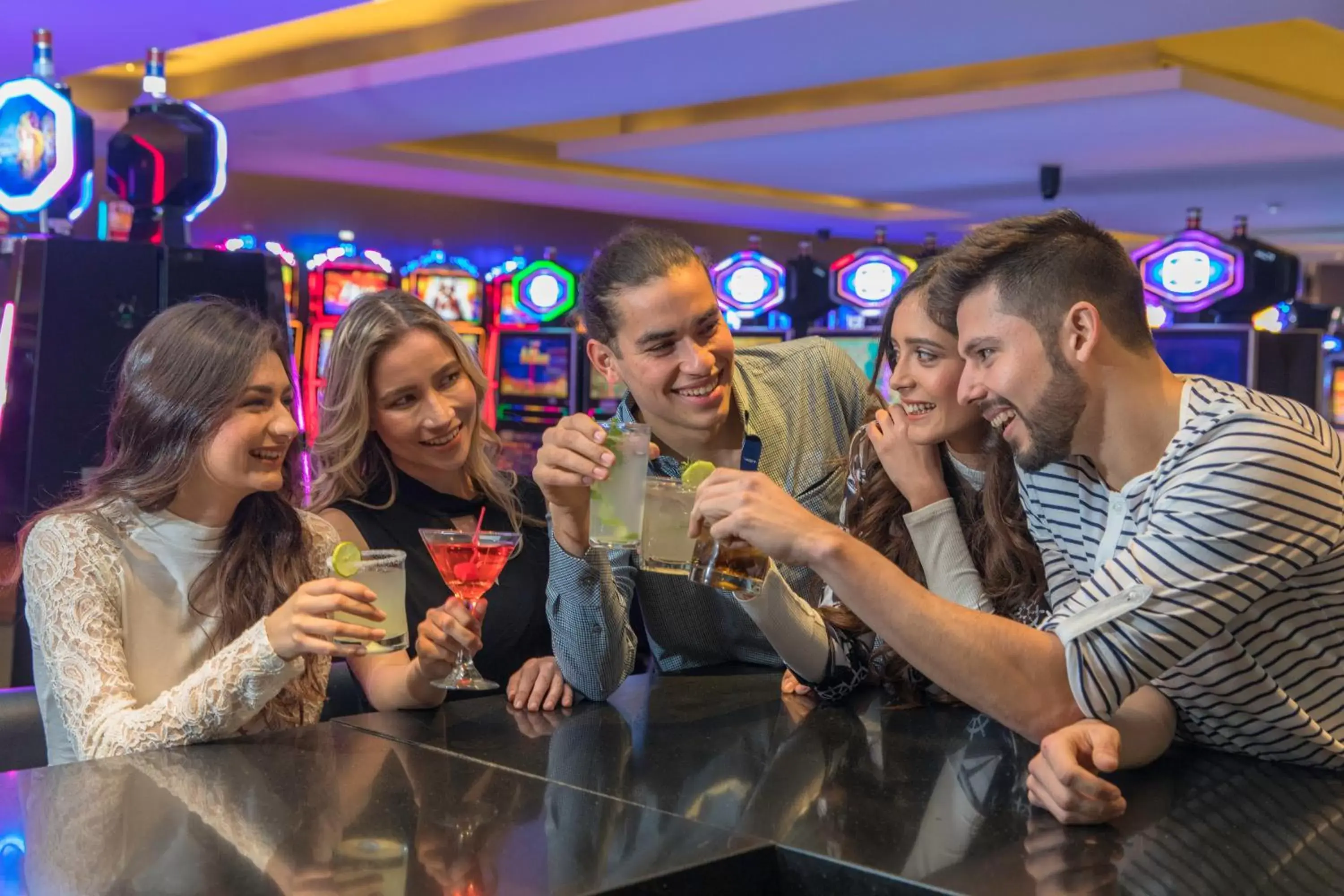 People in San Nicolas Hotel Casino