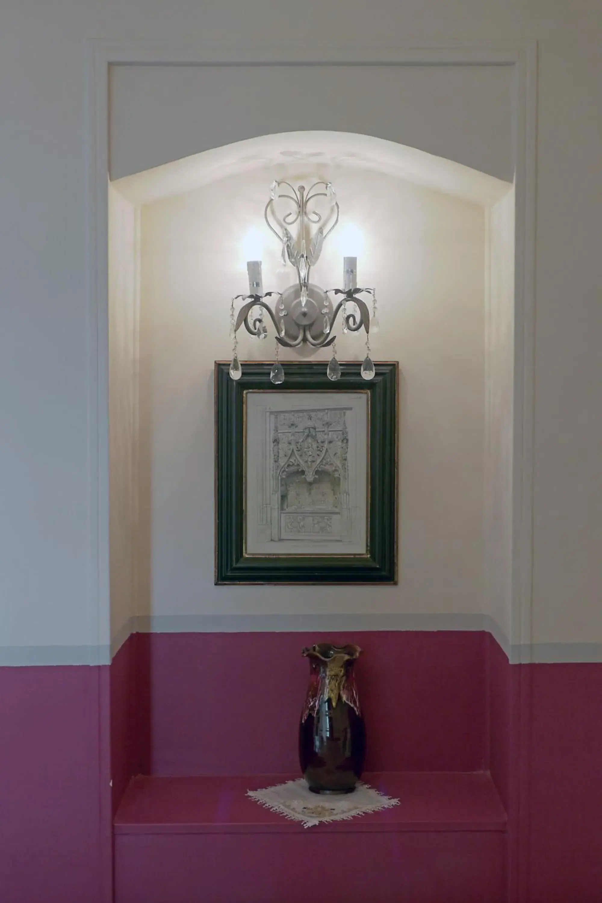 Decorative detail in Hotel Villa Rivoli