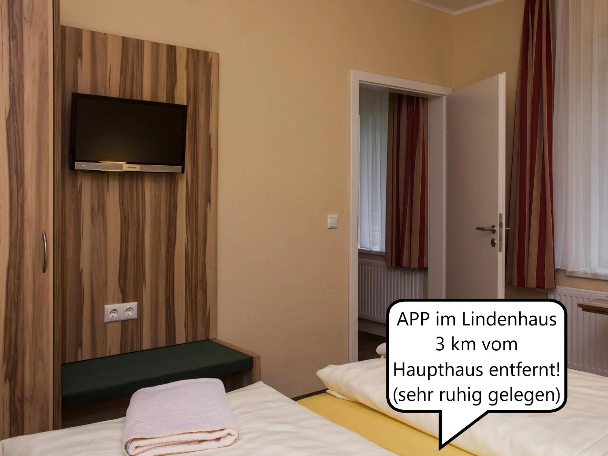 Bedroom, Bed in Gasthof Scharfe Kurve