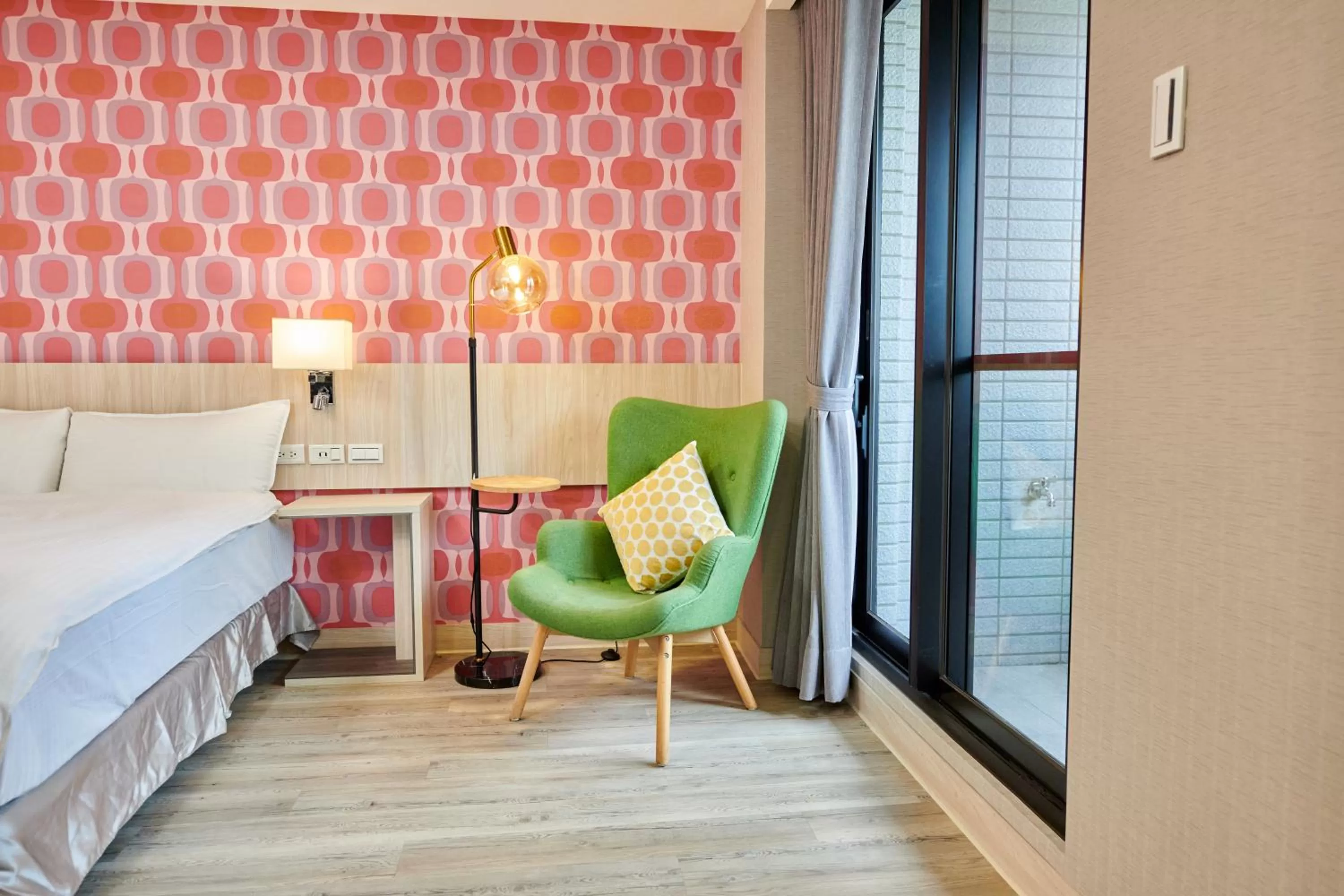 Balcony/Terrace, Bed in Comma Boutique Hotel