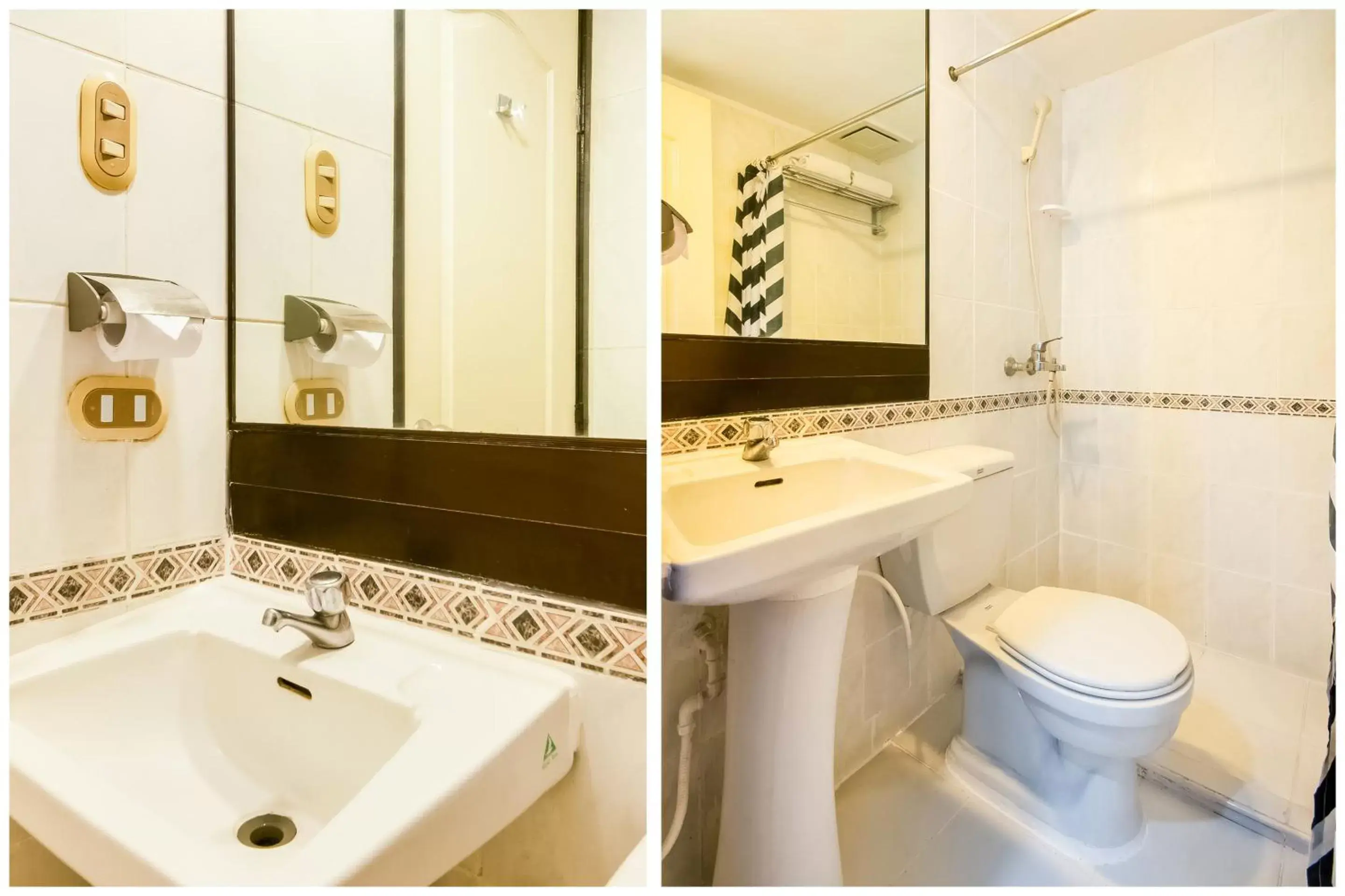 Bathroom in OYO 227 Palladium Suites Hotel