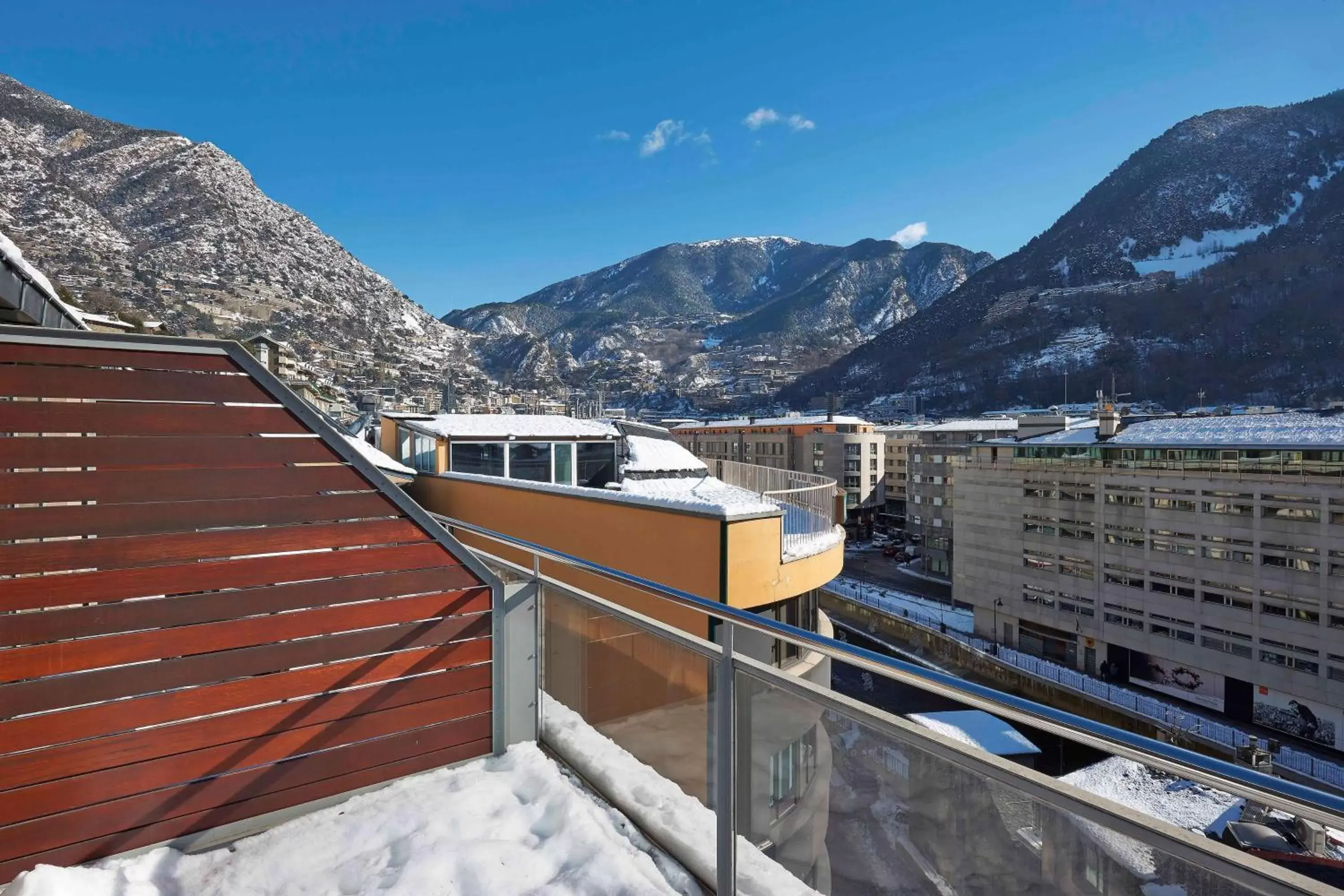 View (from property/room), Winter in NH Andorra la Vella