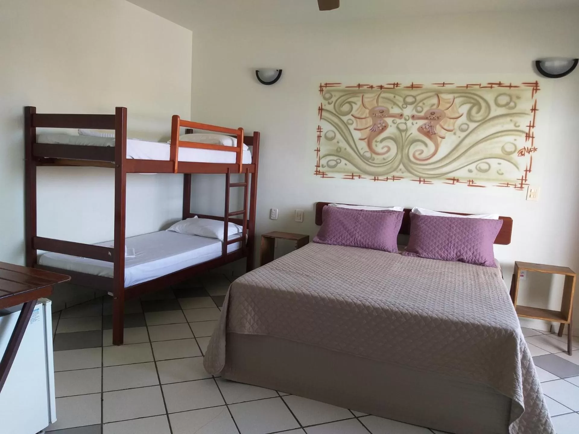 Bedroom, Bed in Pousada Coral de Fogo