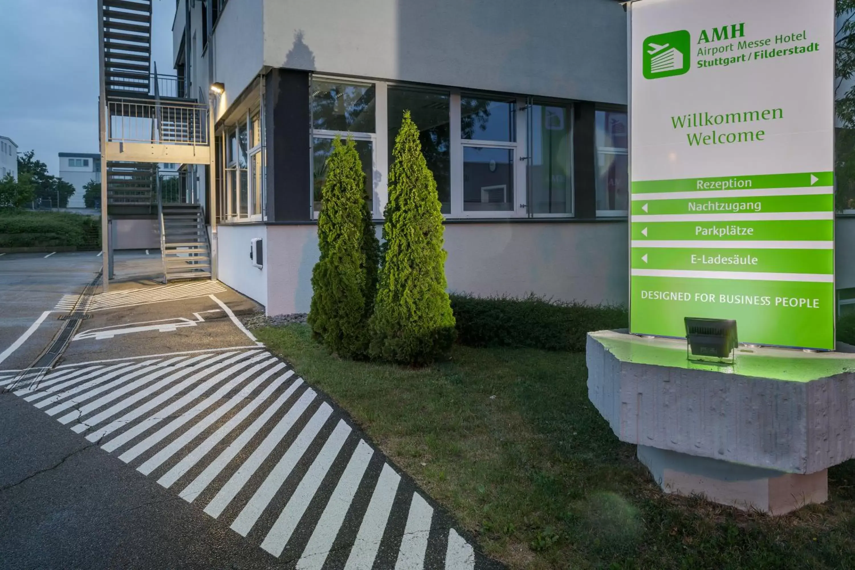 Facade/entrance in AMH Airport-Messe-Hotel Stuttgart