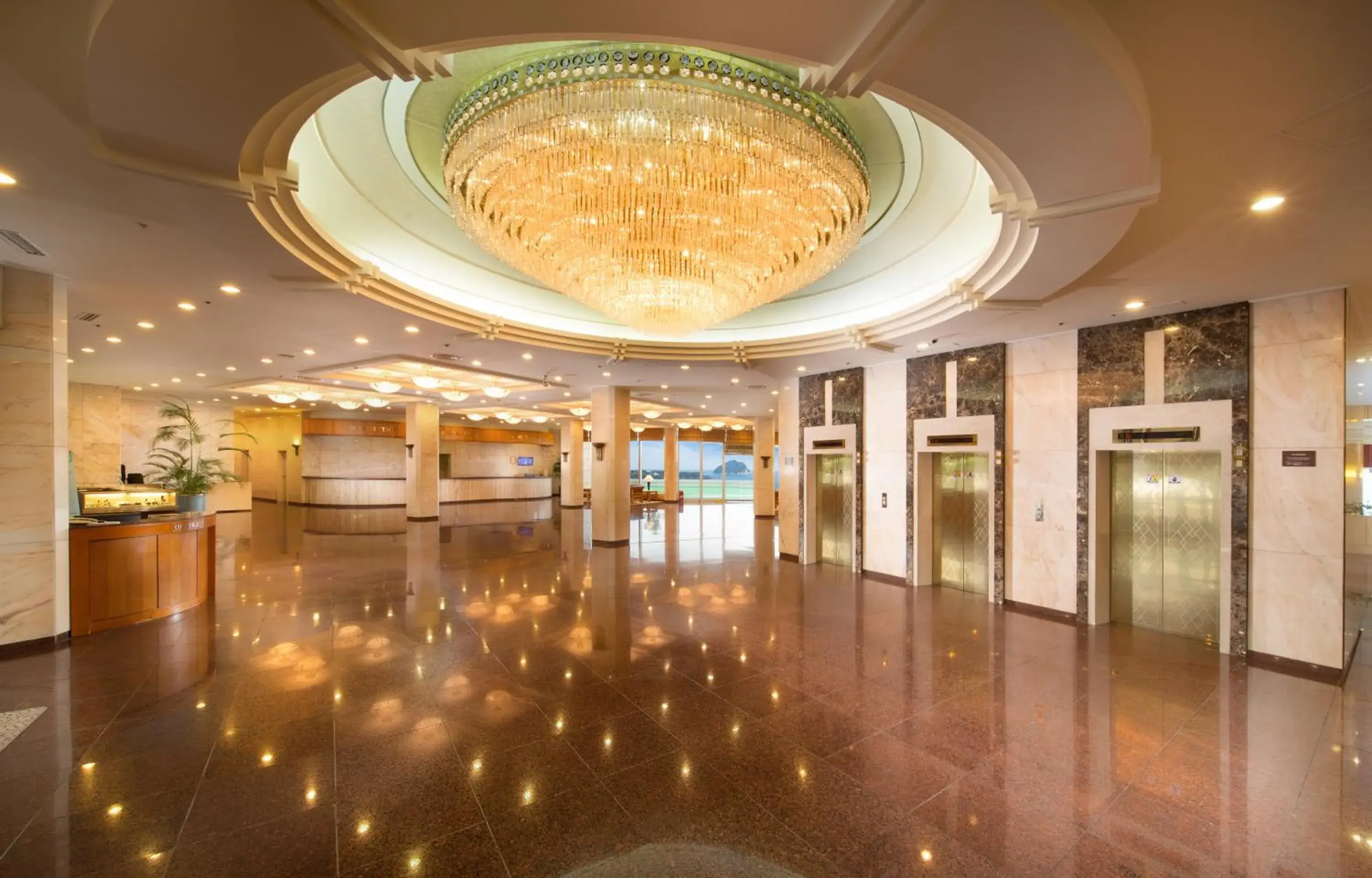 Lobby or reception in Seogwipo KAL Hotel Lobby or reception in Seogwipo KAL Hotel