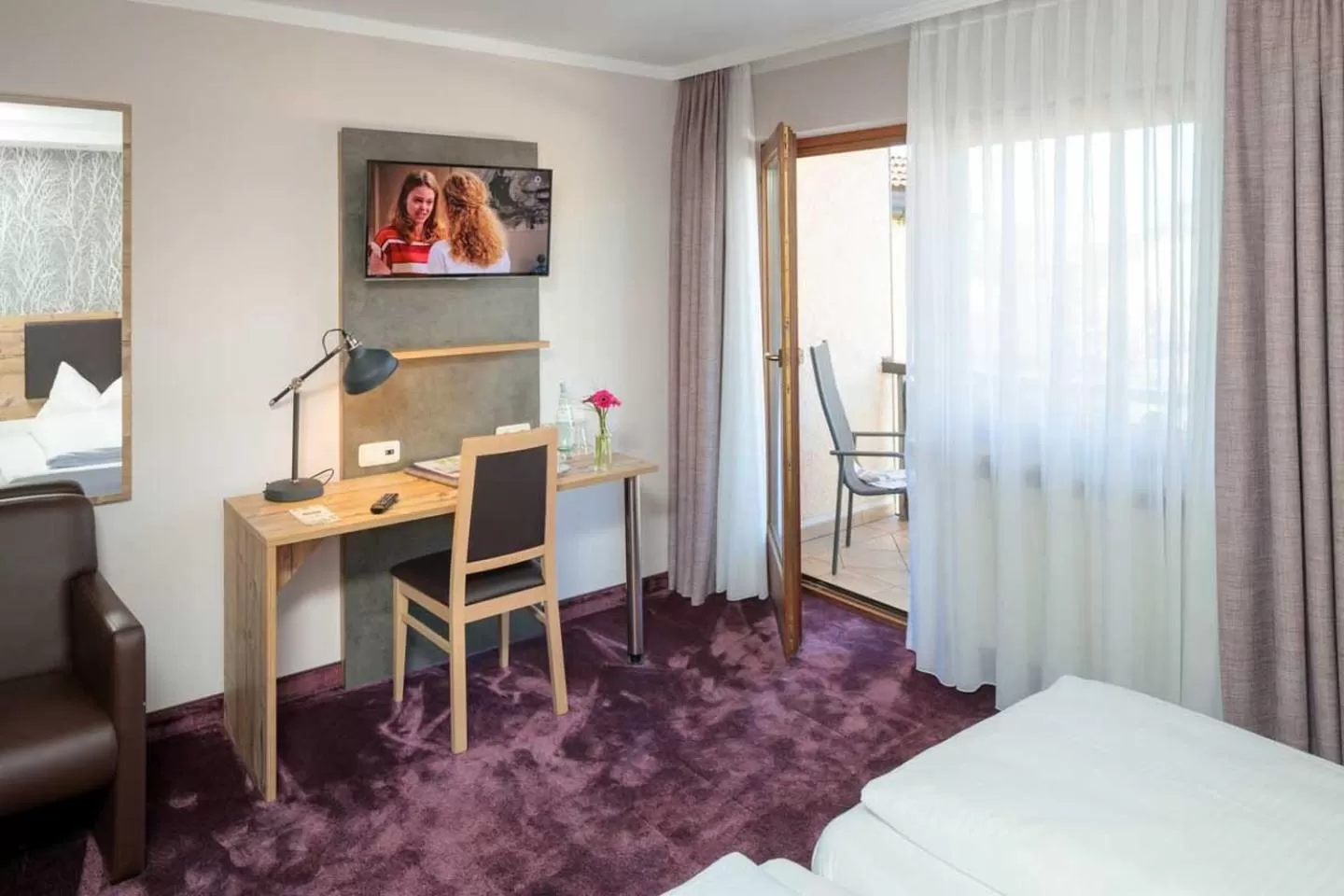 TV and multimedia, Bed in Hotel Pockinger Hof