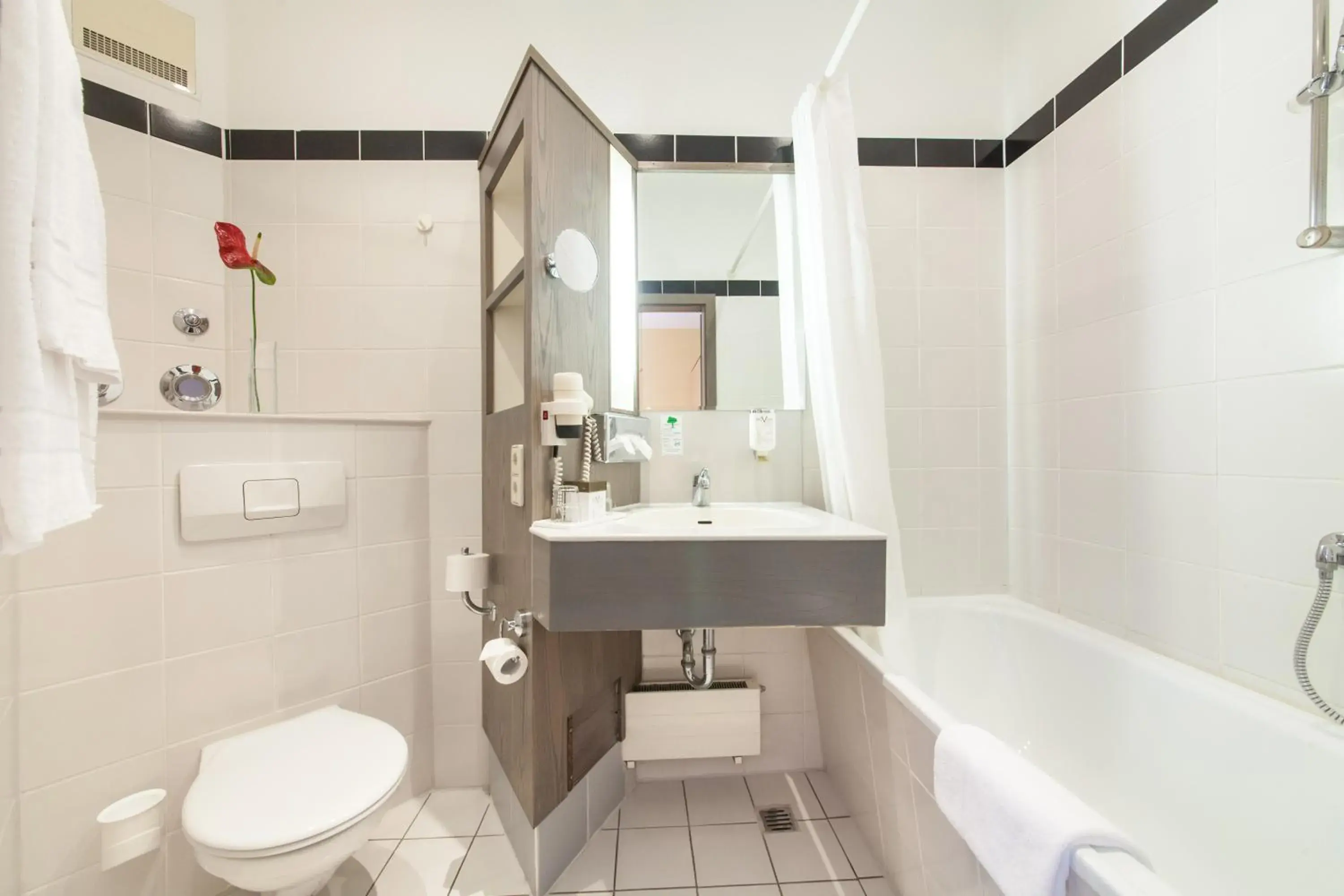 Bathroom in Hotel Offenbacher Hof