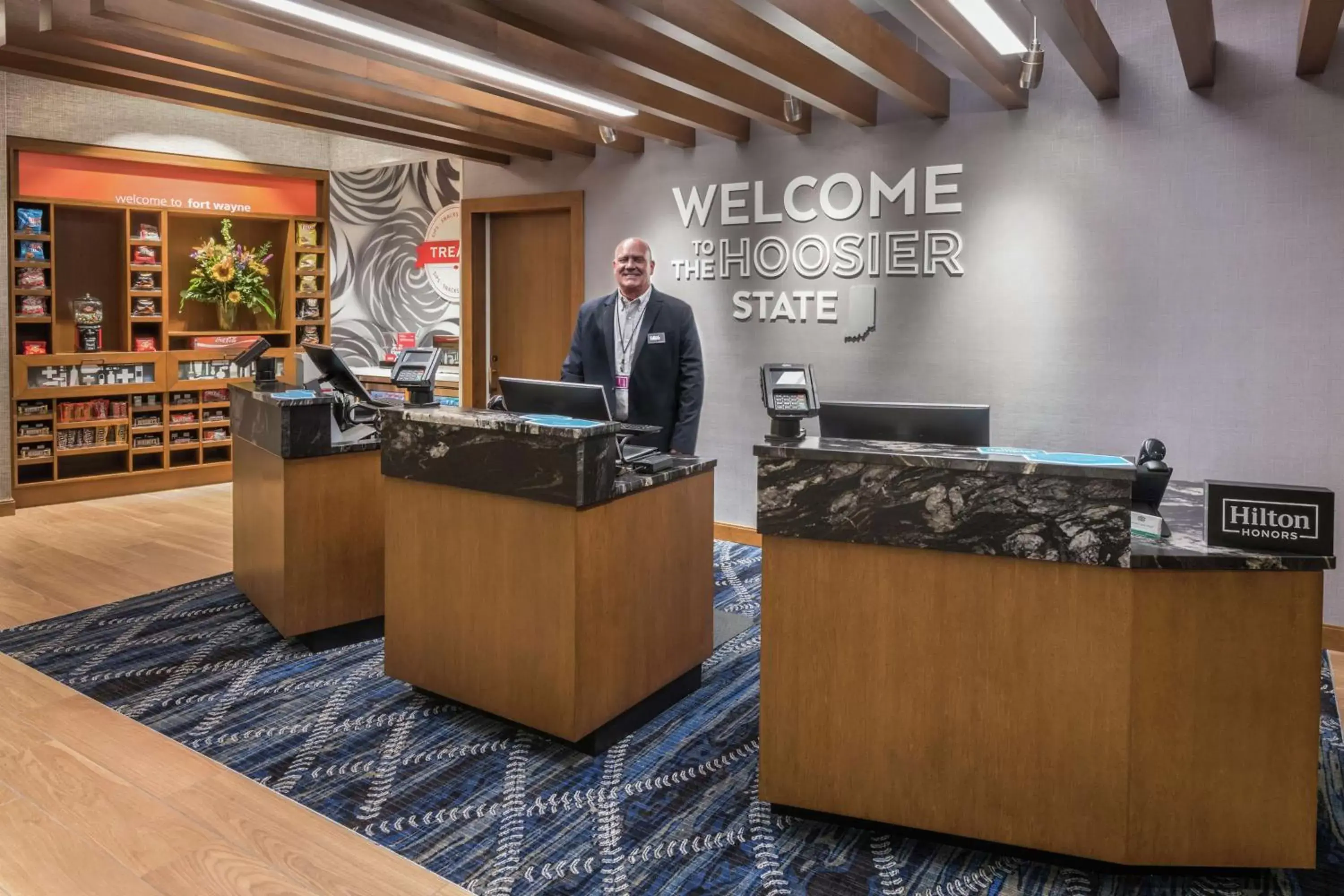 Lobby or reception, Lobby/Reception in Hampton Inn & Suites Fort Wayne Downtown