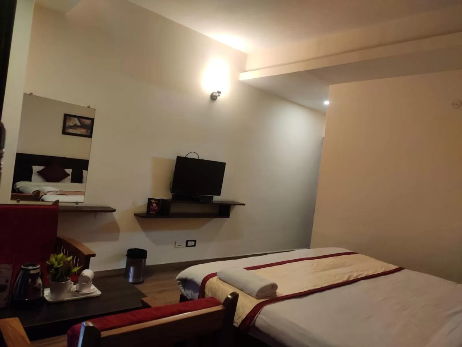 Bed in Hotel The Narayani Continental