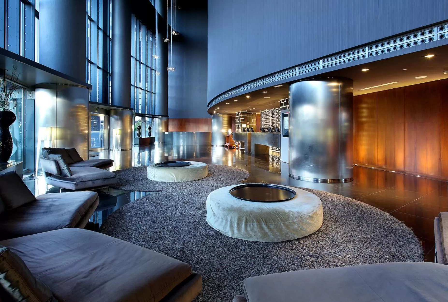 Lobby or reception in Eurostars Madrid Tower