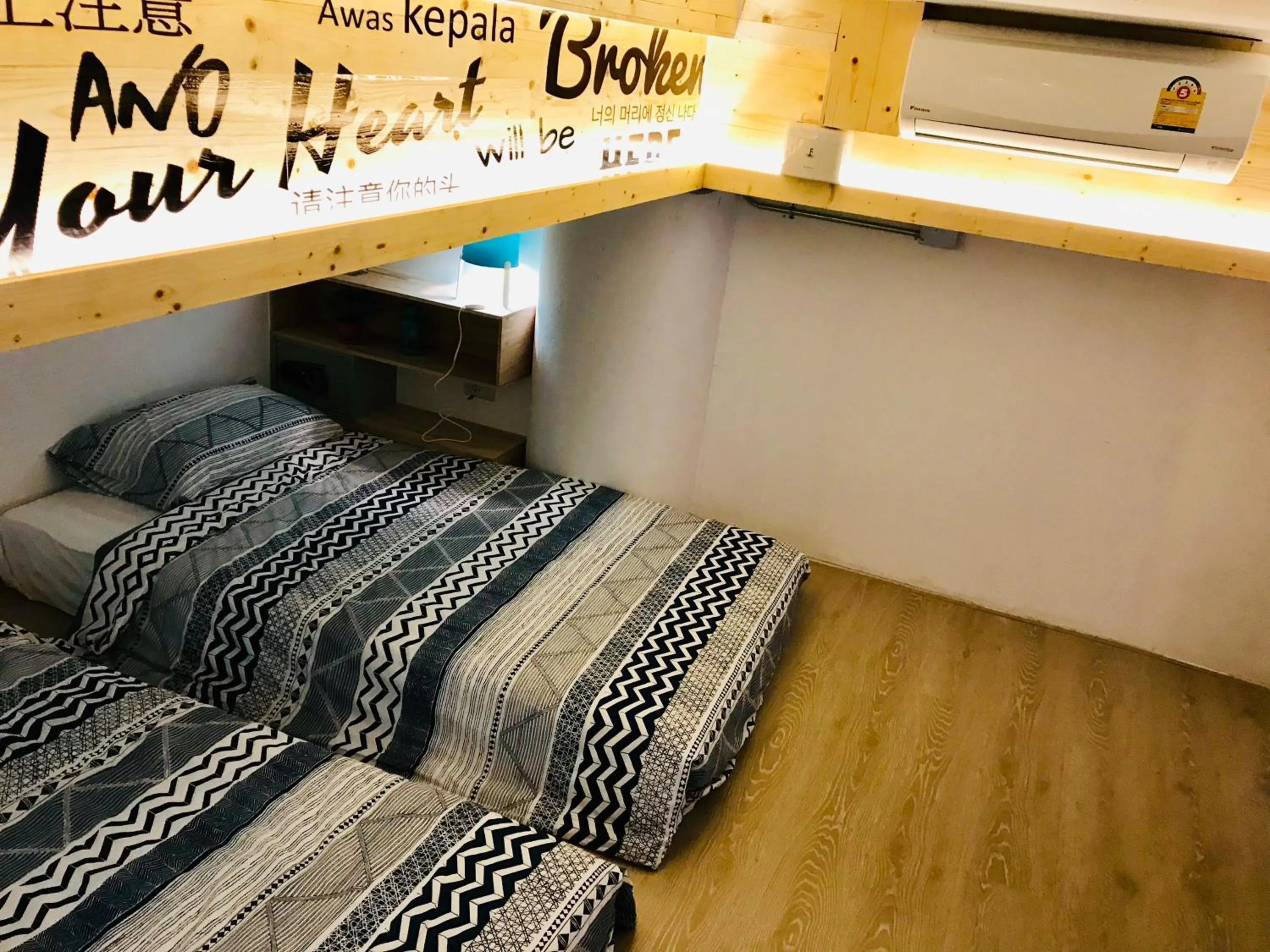 Bed in Blu Cabin Ari Stylish Gay Poshtel