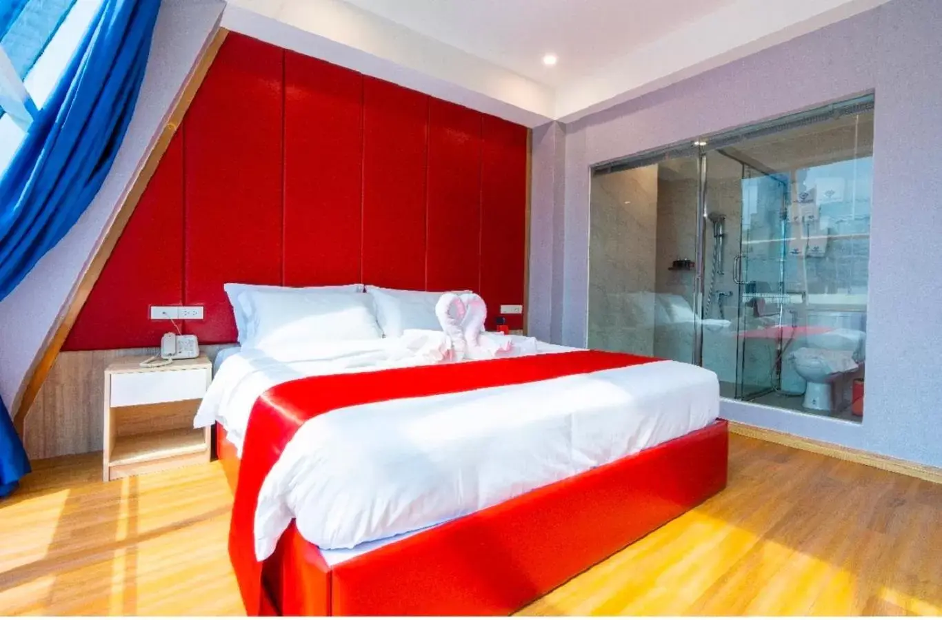 Bed in Sapphire Hotel Silom Bangkok Bed in Sapphire Hotel Silom Bangkok