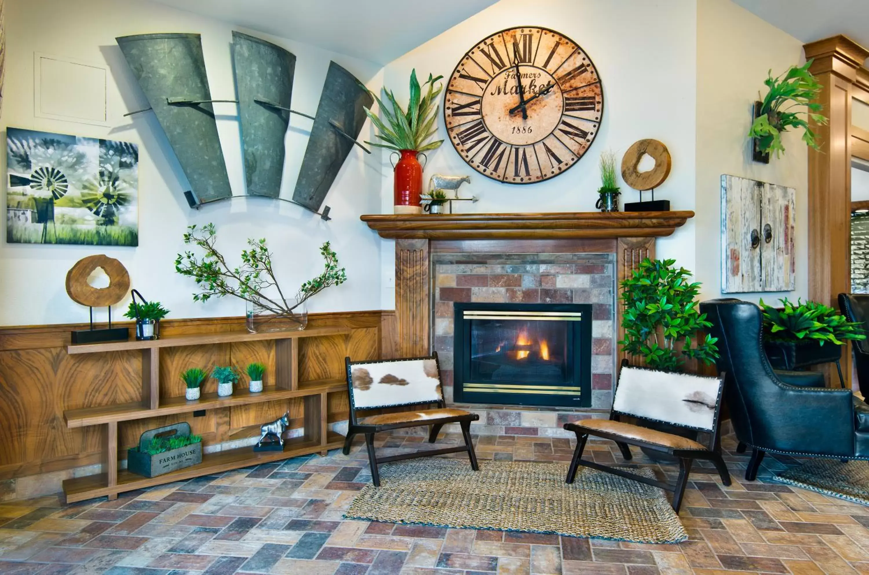 Lobby or reception in Oxford Suites Hermiston Lobby or reception in Oxford Suites Hermiston