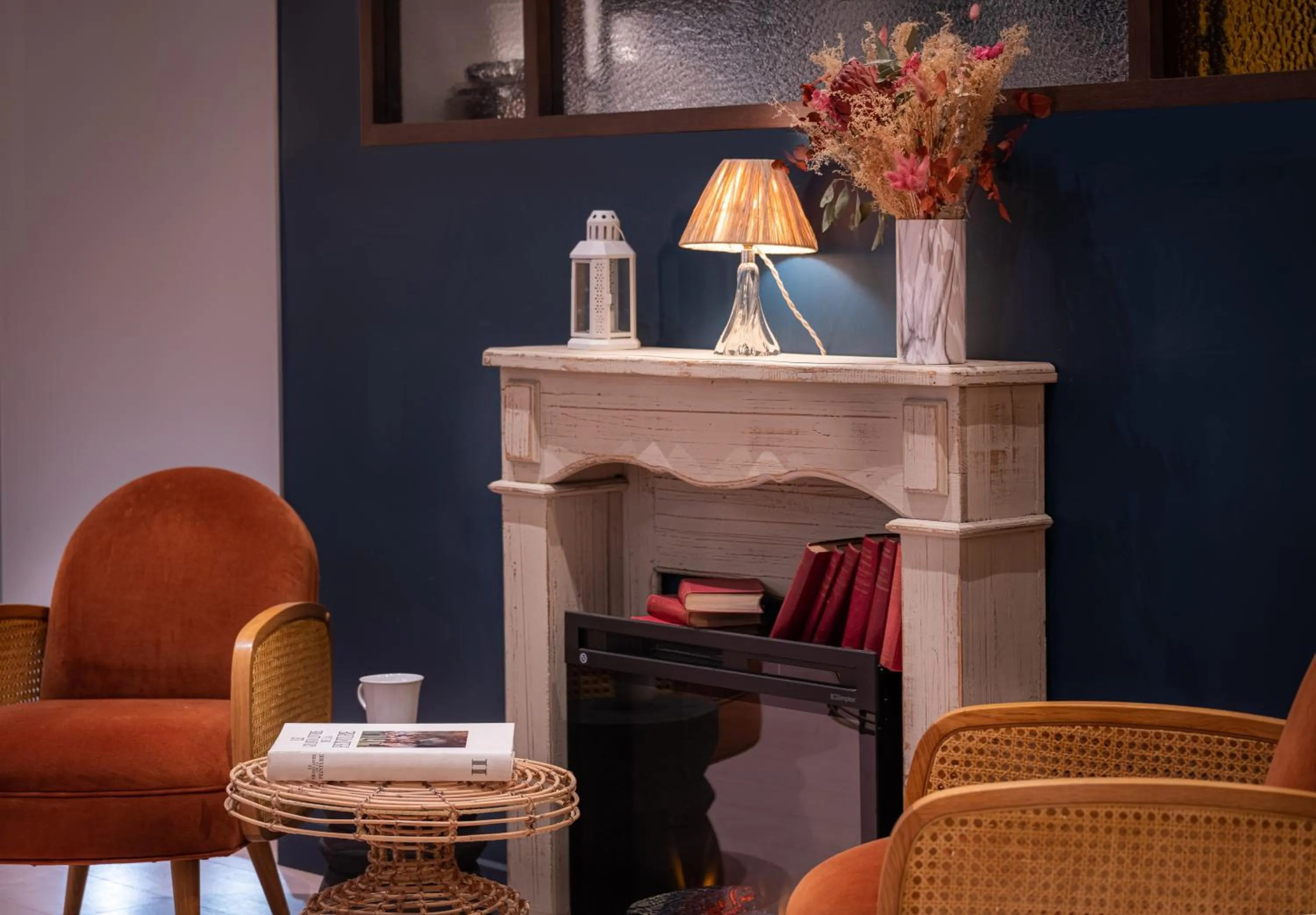 Living room in Hôtel Maison Lacassagne Lyon