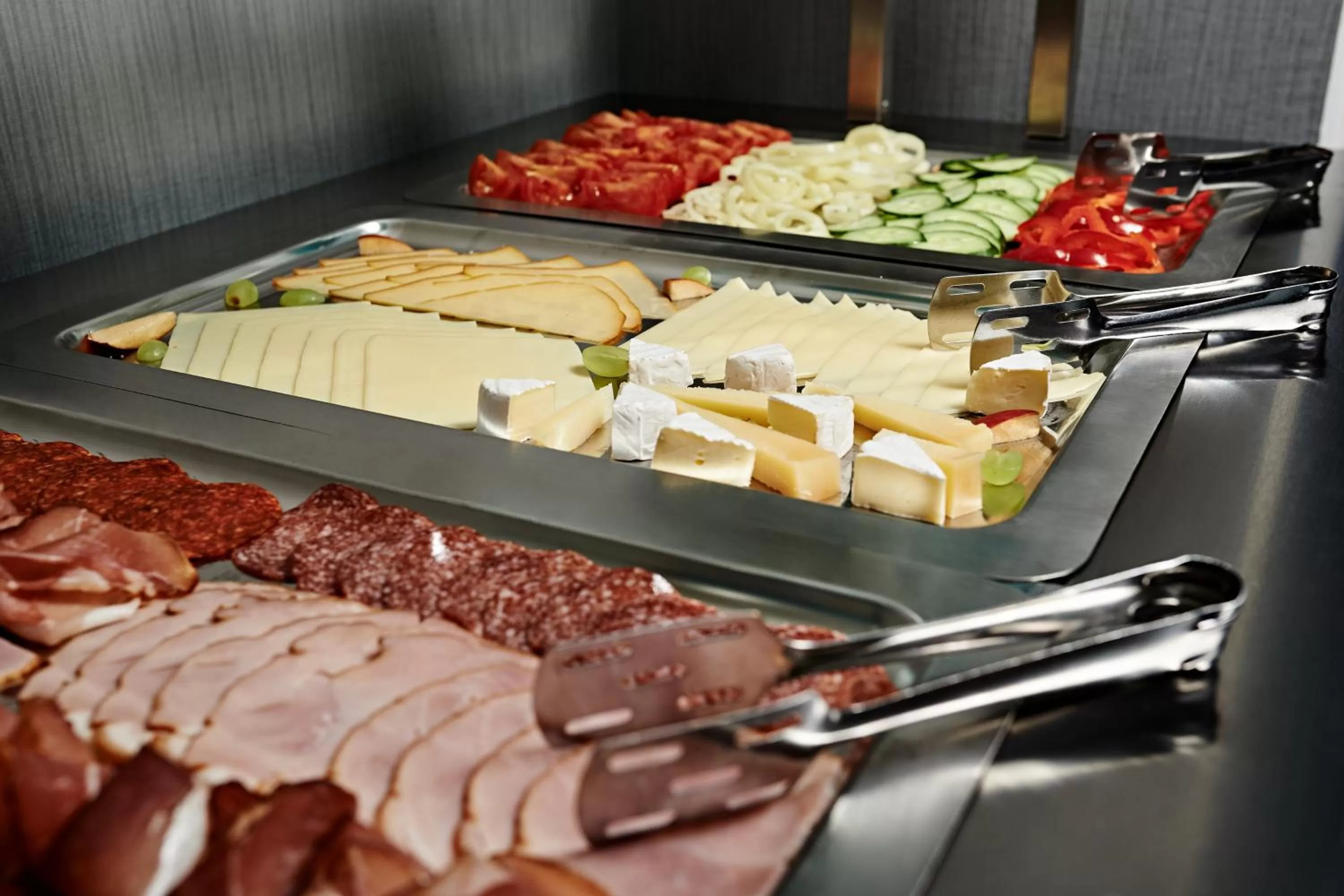 Buffet breakfast in Hotel Adalbert Szent Tamás ház
