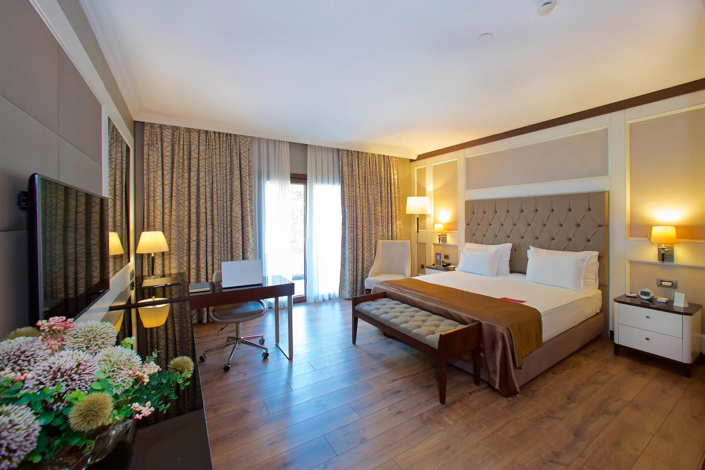 Bed in Ramada Hotel & Suites by Wyndham Istanbul Merter