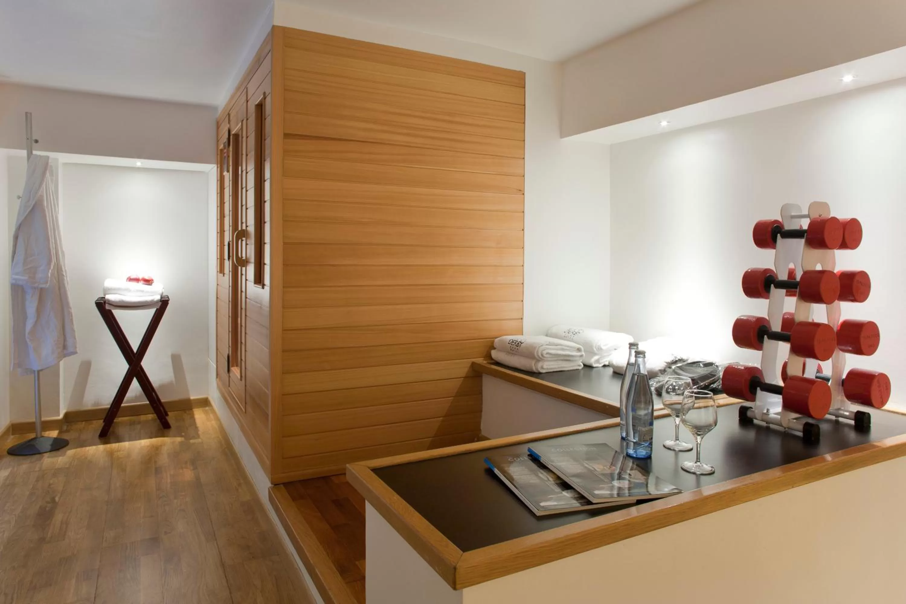 Sauna in Hotel Gran Derby Suites, a Small Luxury Hotel of the World