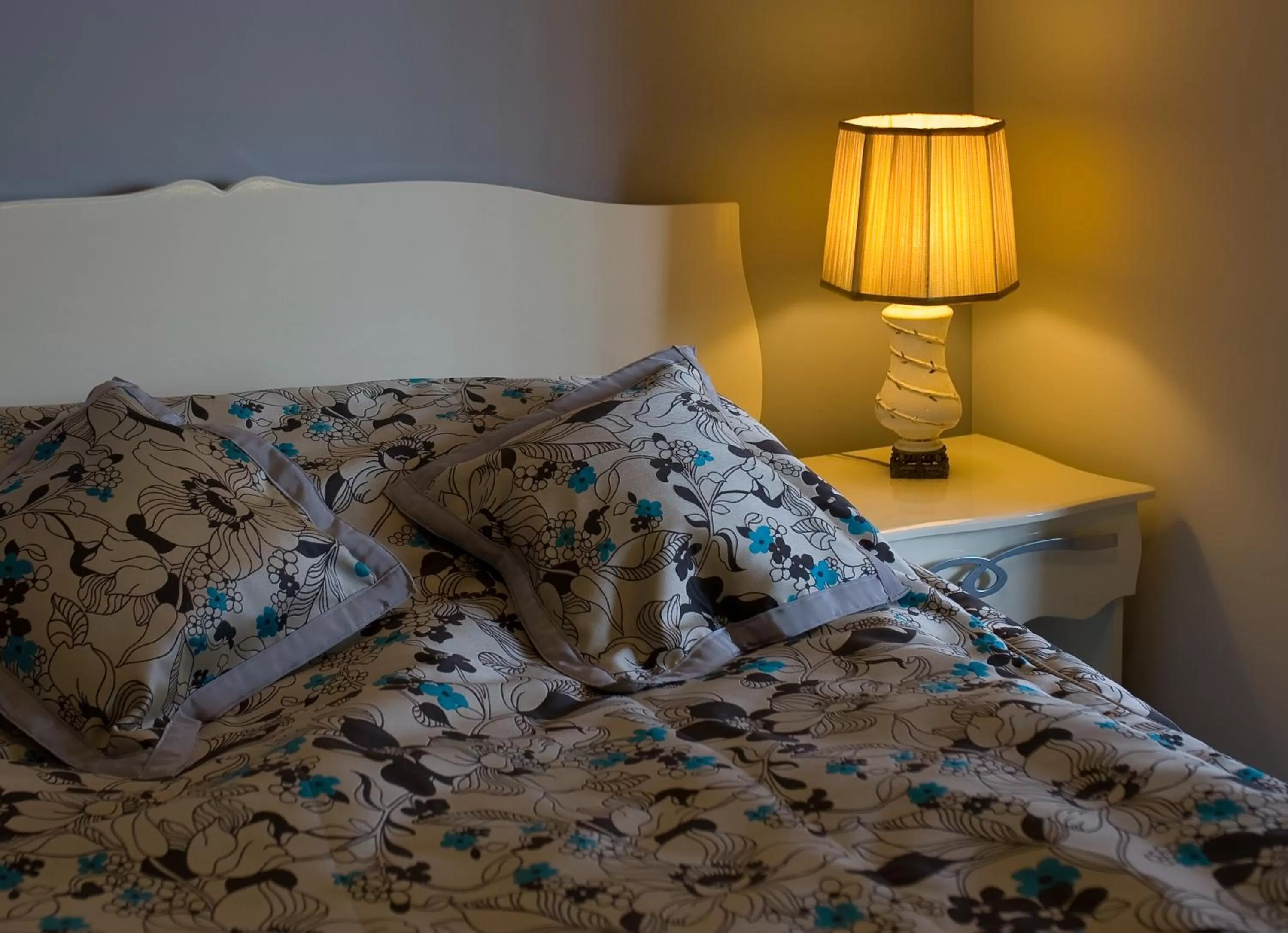 Decorative detail, Bed in Hotel Imperium