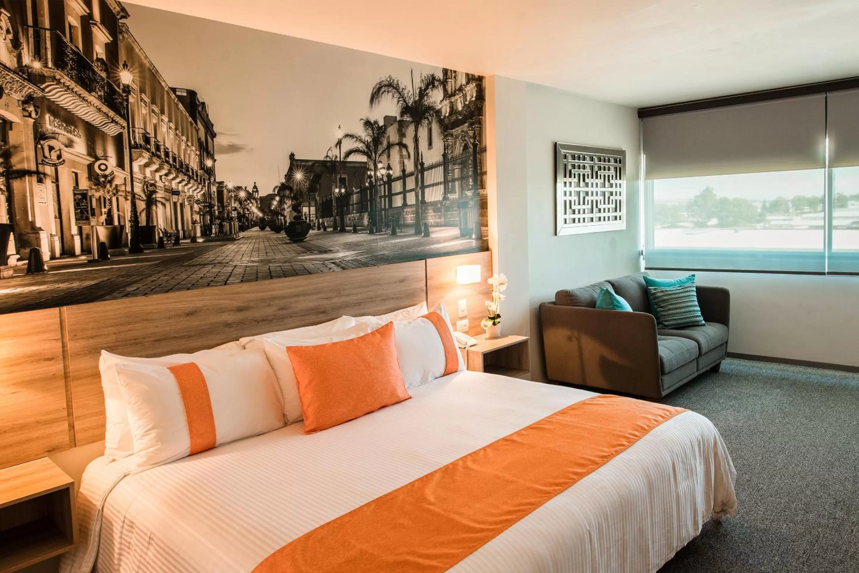 Photo of the whole room, Bed in Mision Express Durango