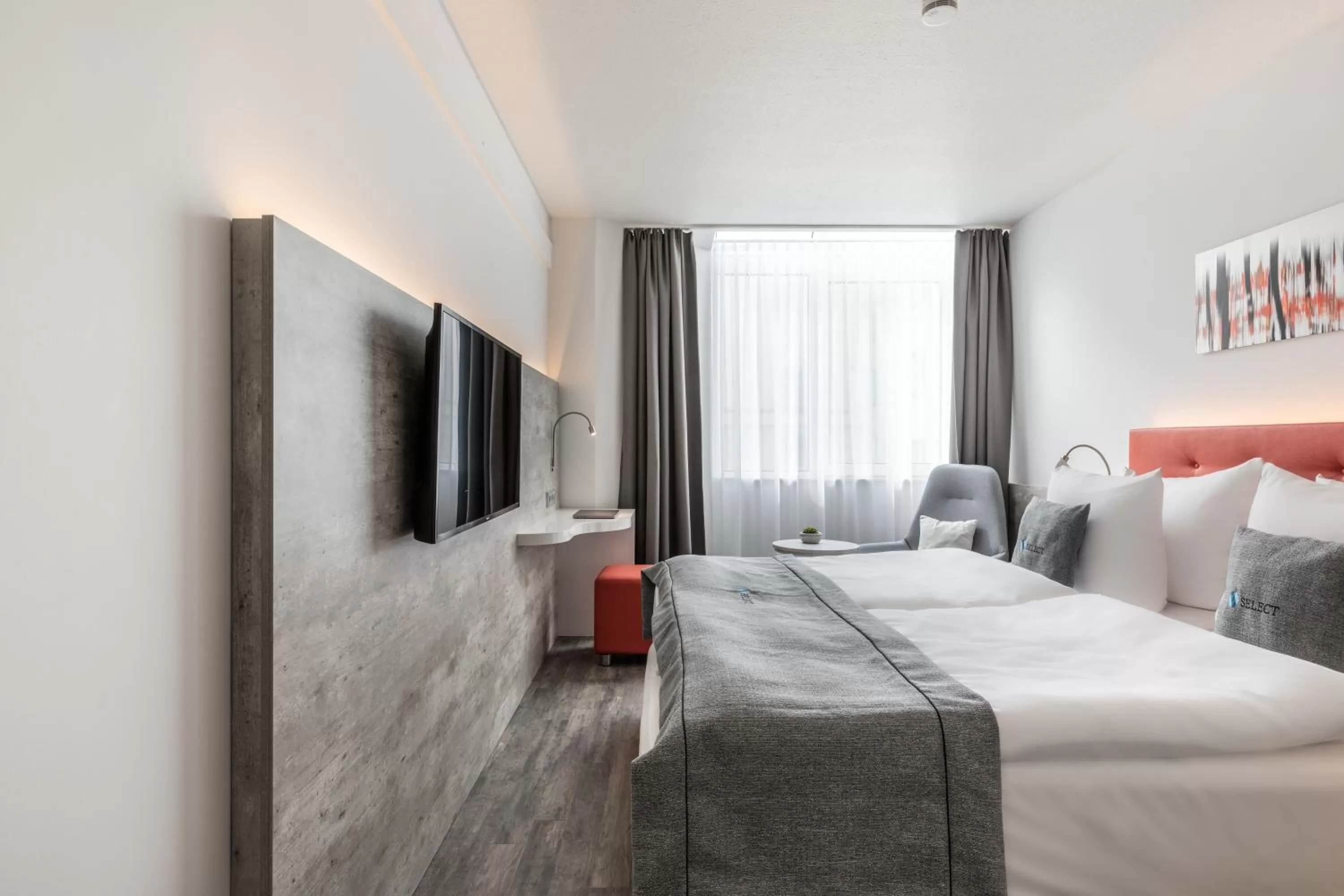 Photo of the whole room, Bed in Select Hotel Wiesbaden City