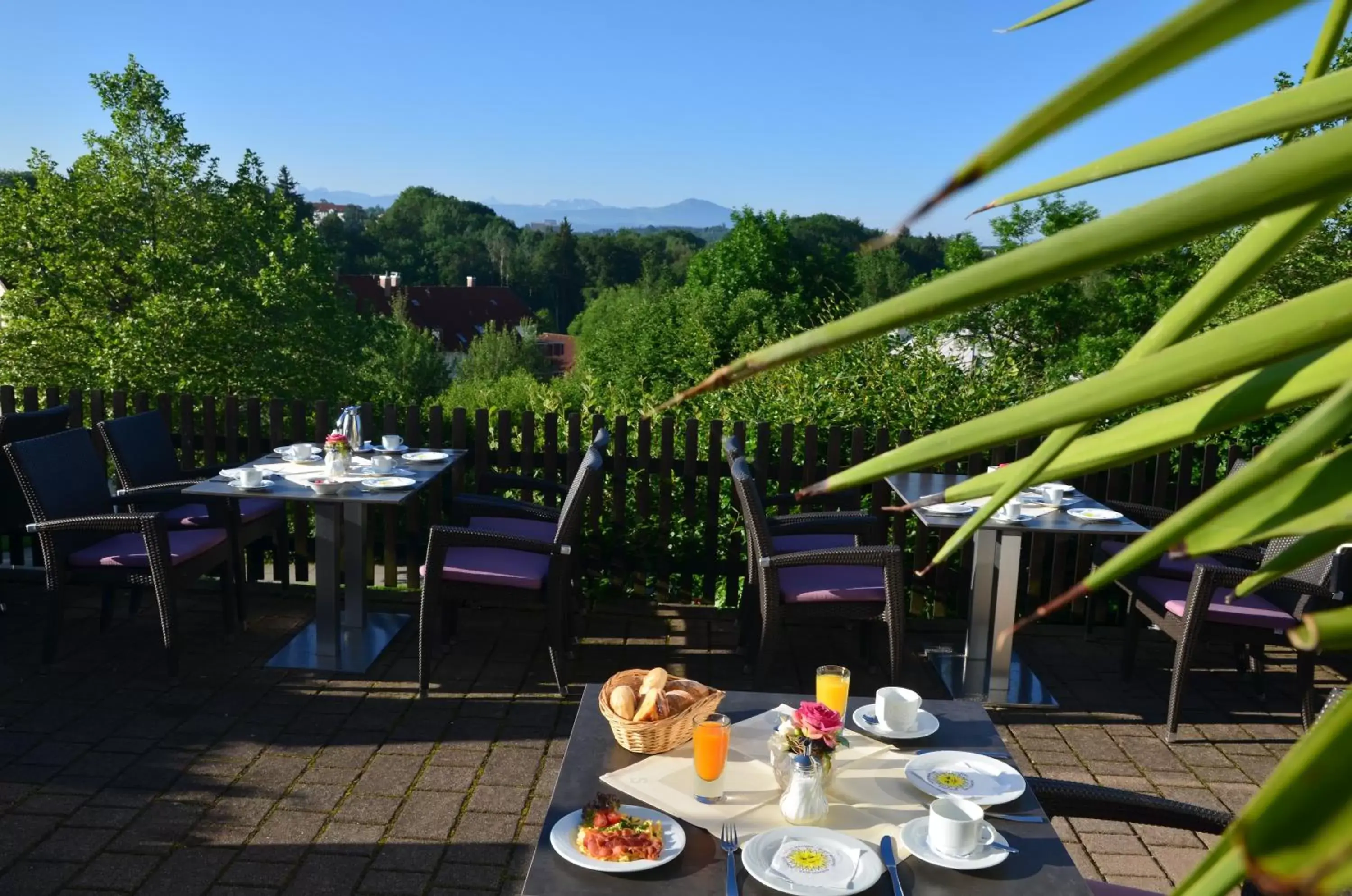 Balcony/Terrace, Restaurant/Places to Eat in Hotel Sonnenhang