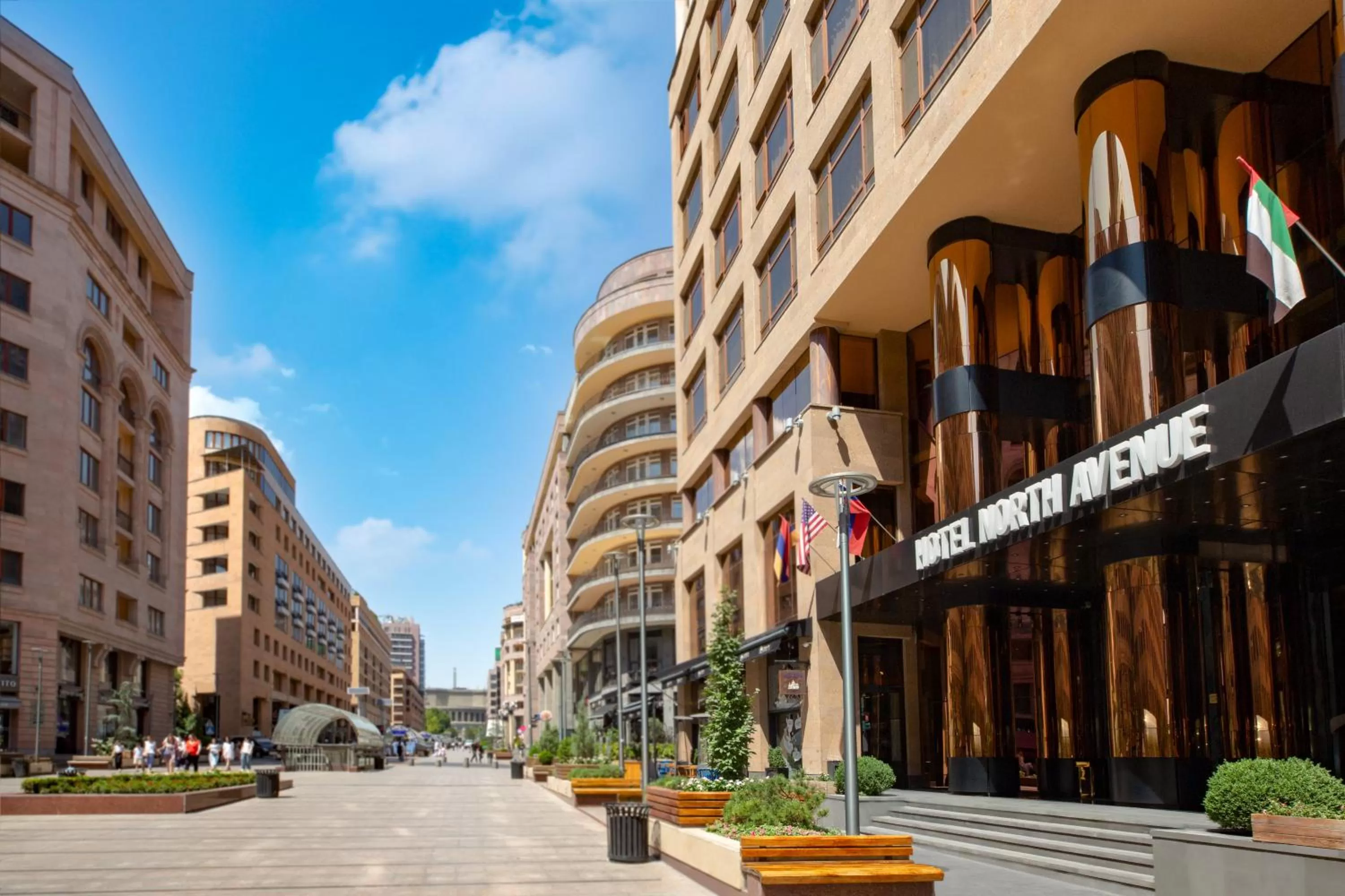 Property building in North Avenue by Stellar Hotels, Yerevan