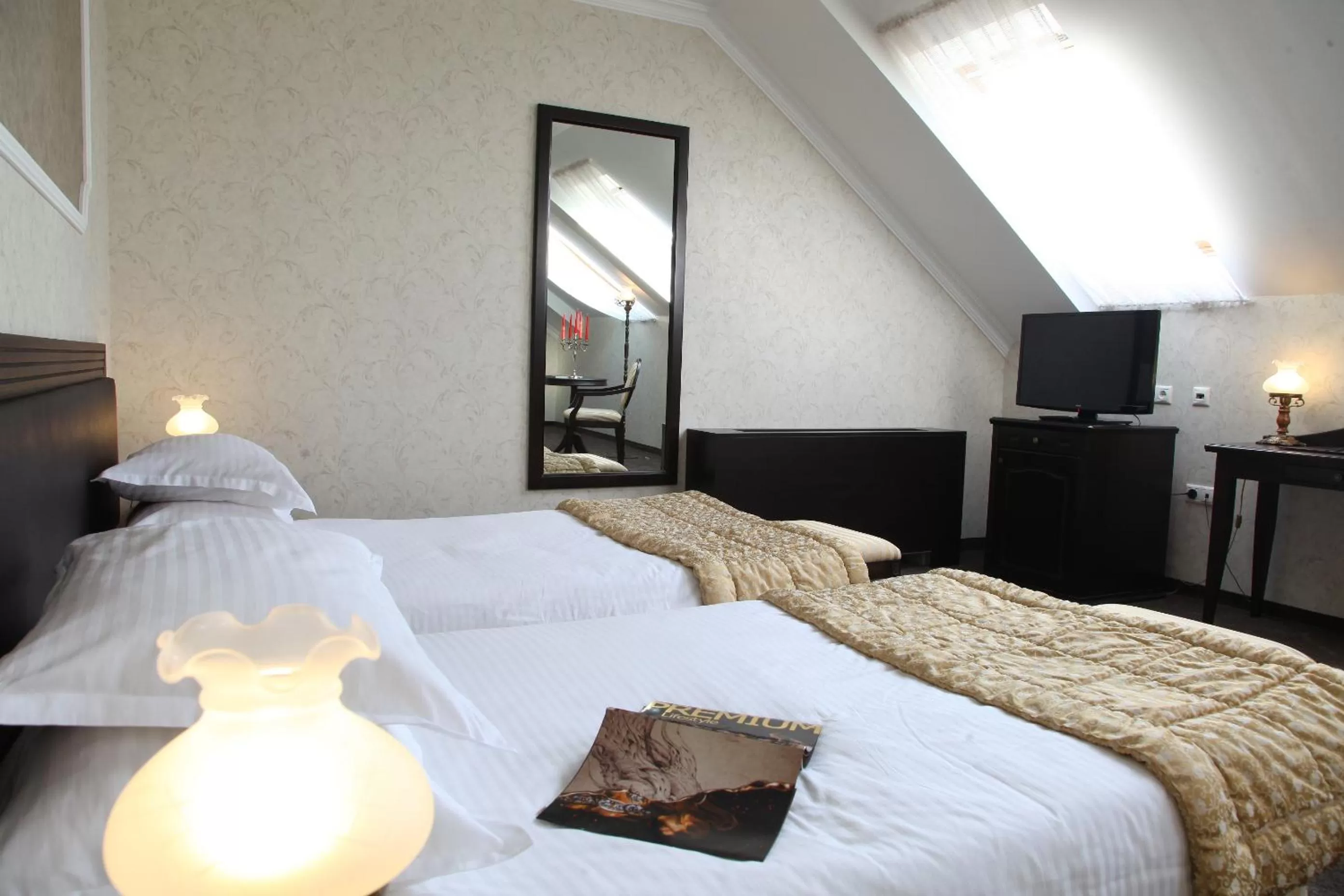 Bed in Strimon Garden Medical SPA Hotel