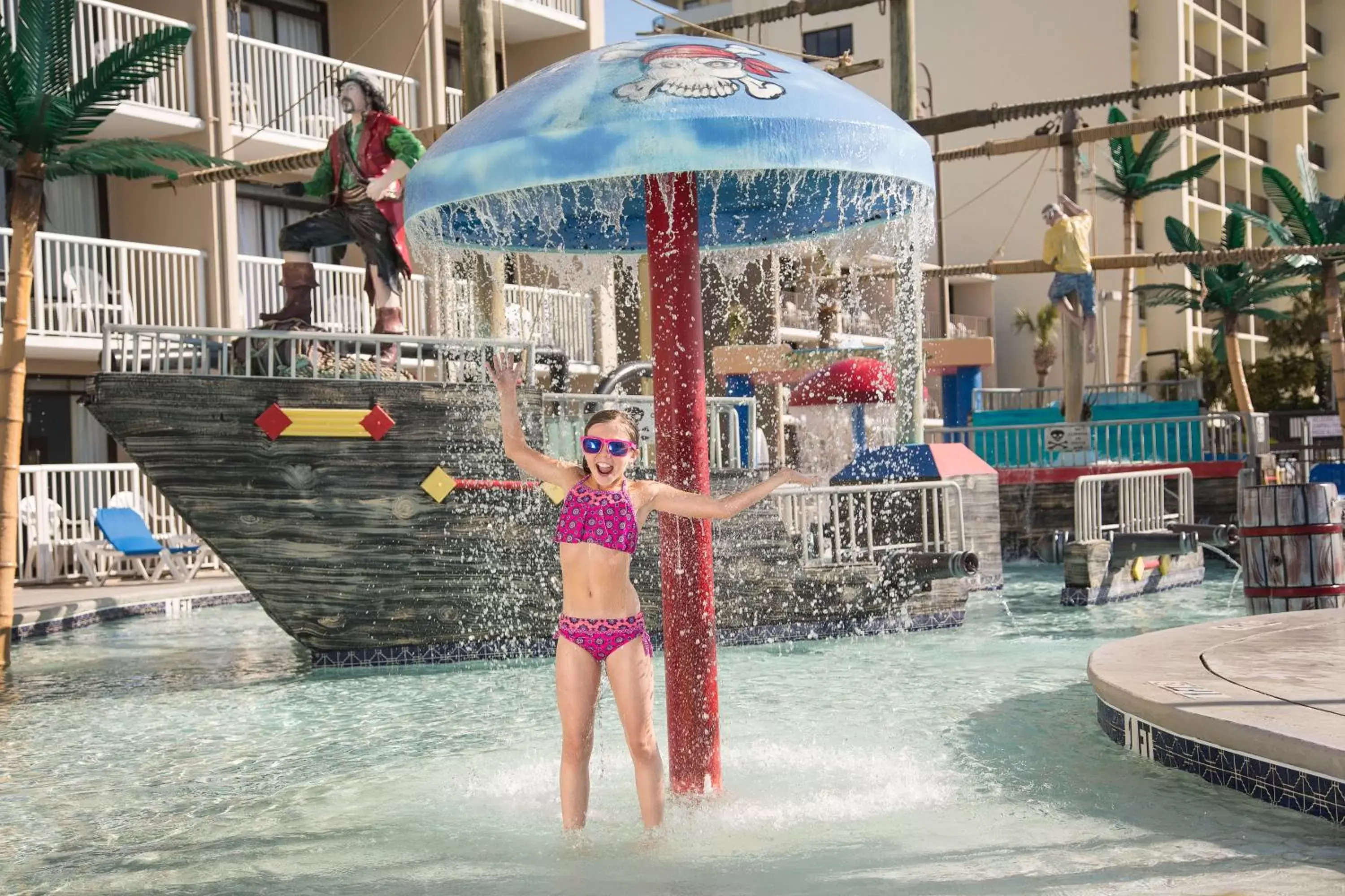 Swimming pool, Children in Captain's Quarters Resort