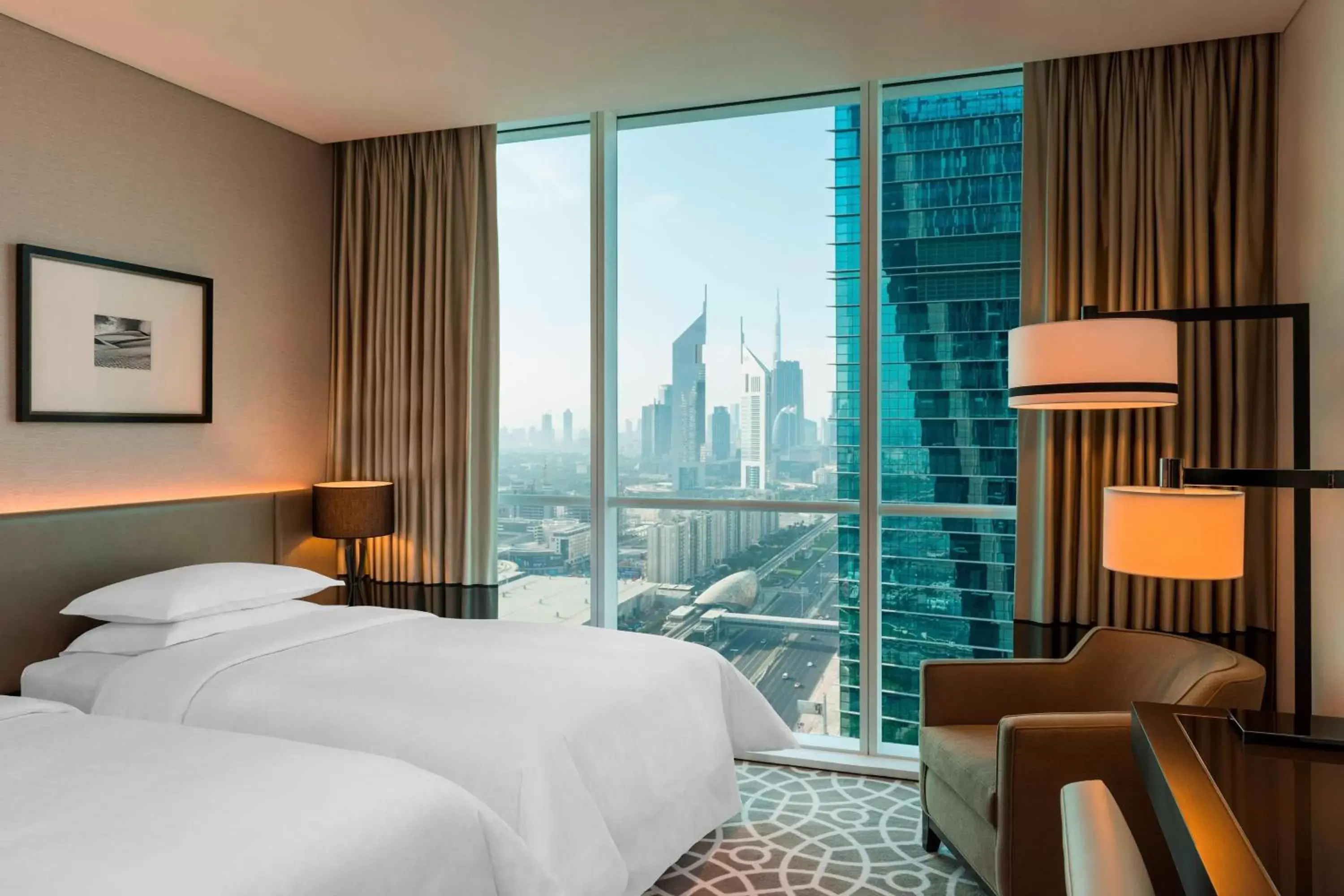 Bedroom in Sheraton Grand Hotel, Dubai