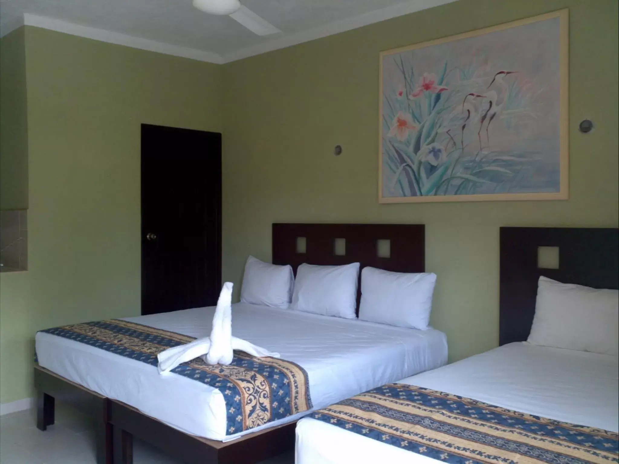 Bedroom, Bed in Hotel Turquesa Maya